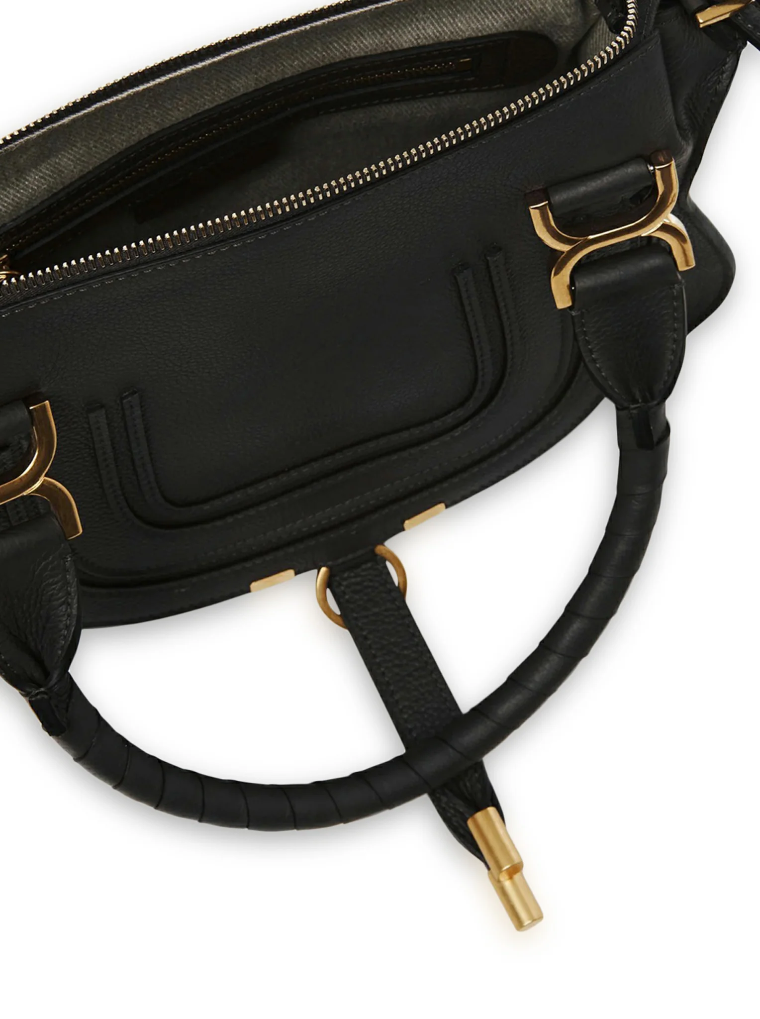 SMALL MERCIE BAG IN GRANATE LEATHER - Image 5