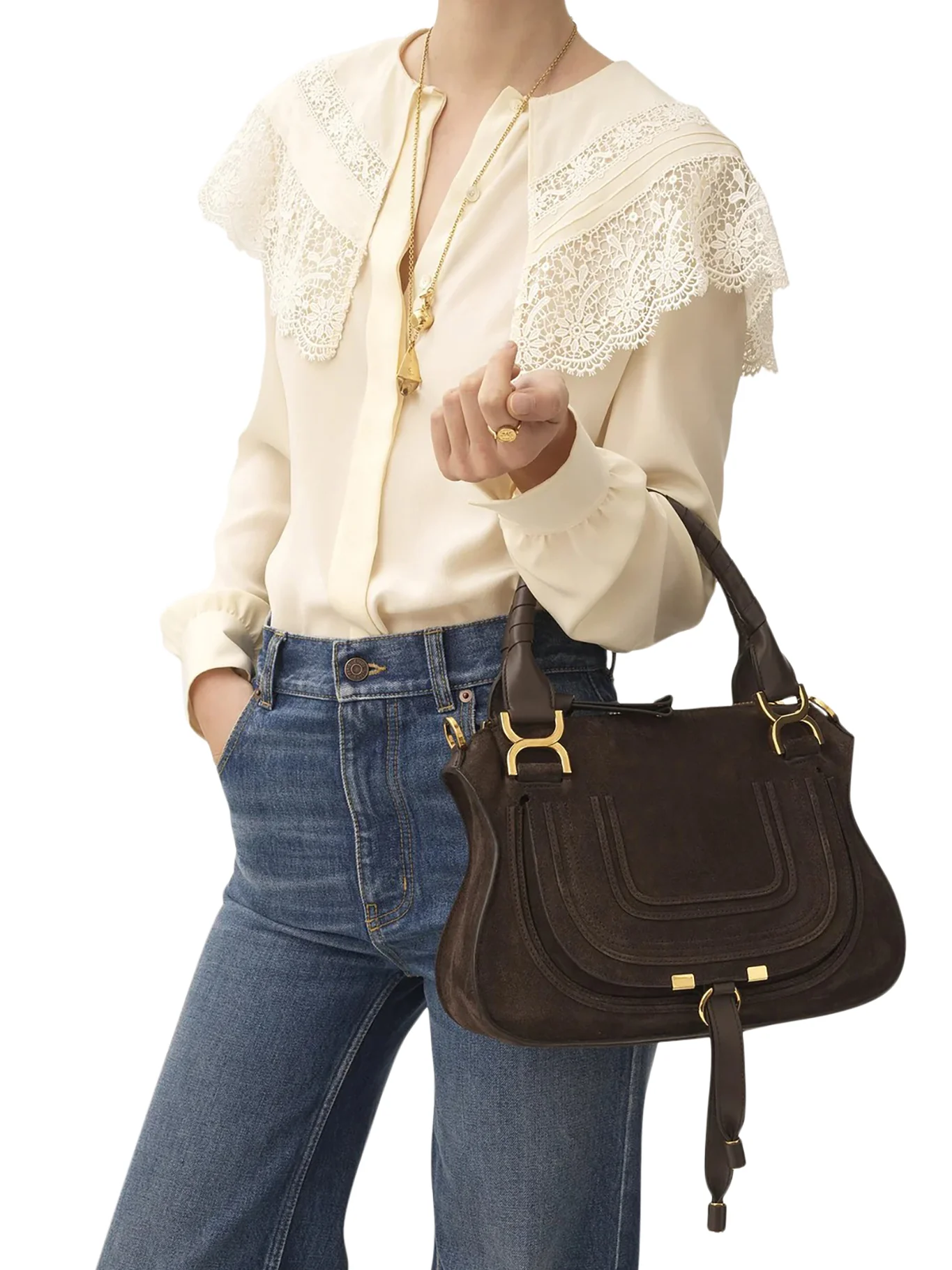 MARCIE SMALL LEATHER BAG - Image 3