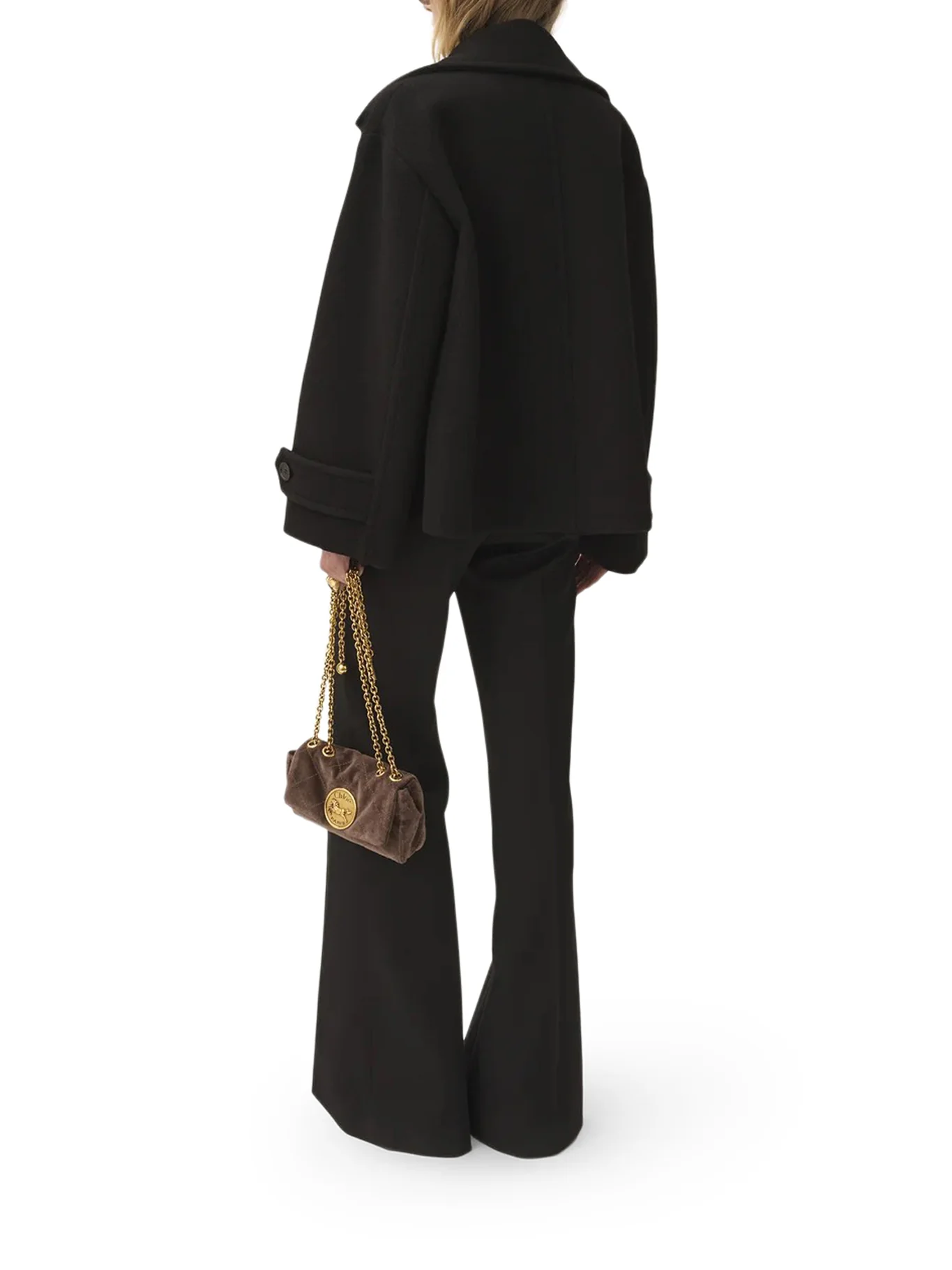 OVERSIZED SHORT WOOL COAT - Image 4