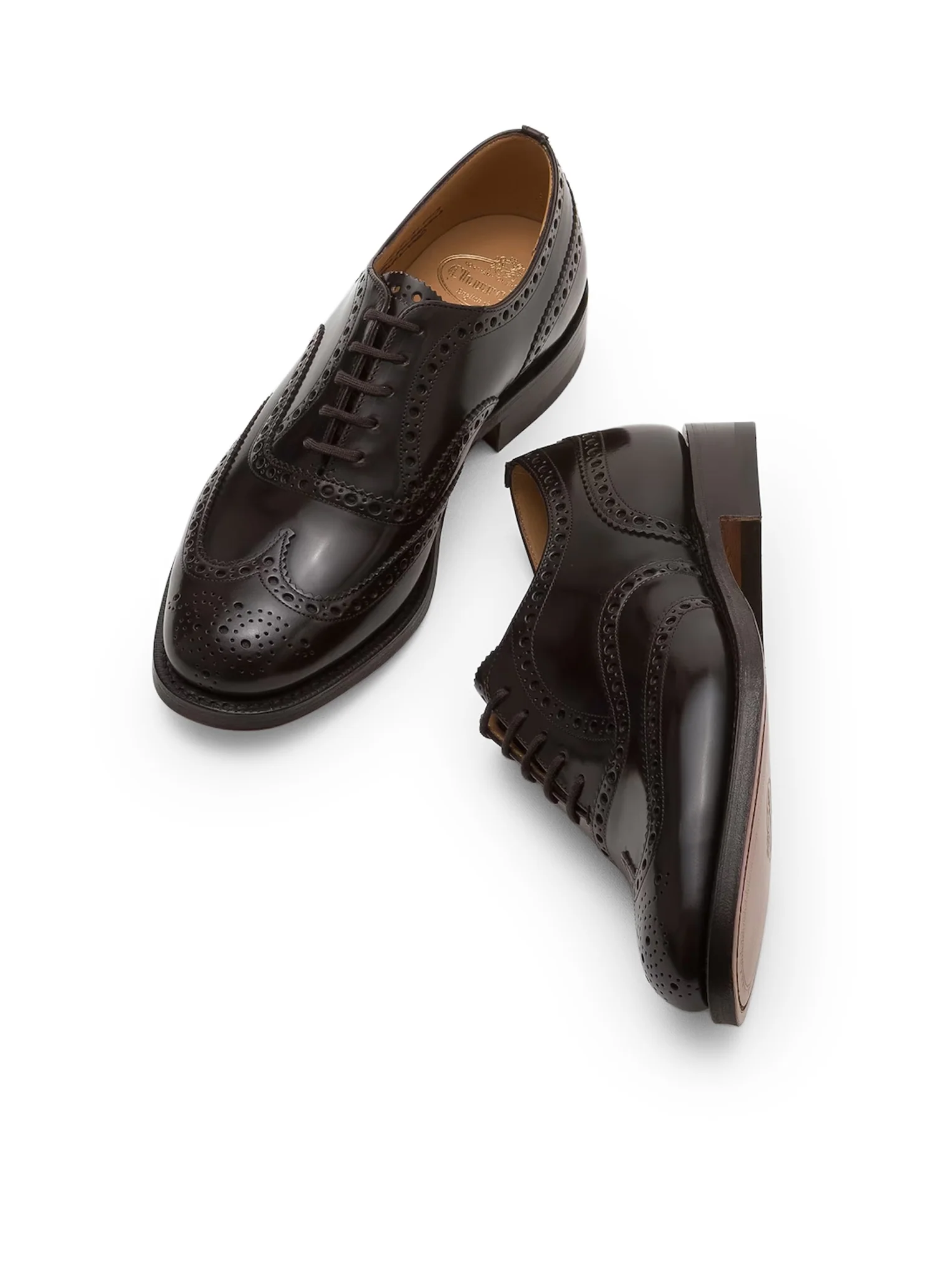 OXFORD BROGUE BURWOOD IN BRUSHED CALFSKIN - Image 5