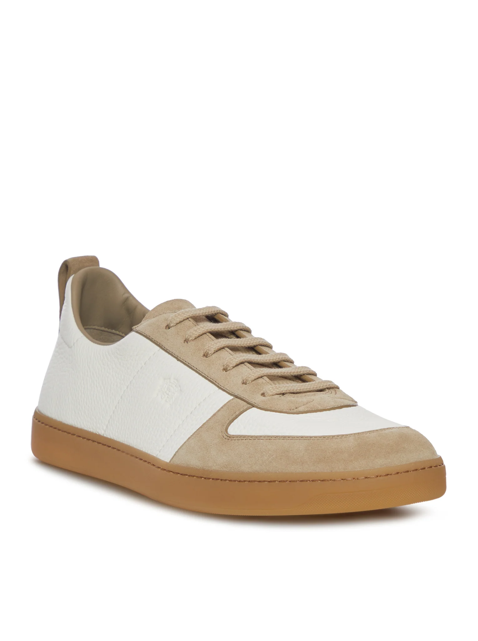 LEATHER AND SUEDE SNEAKERS - Image 2