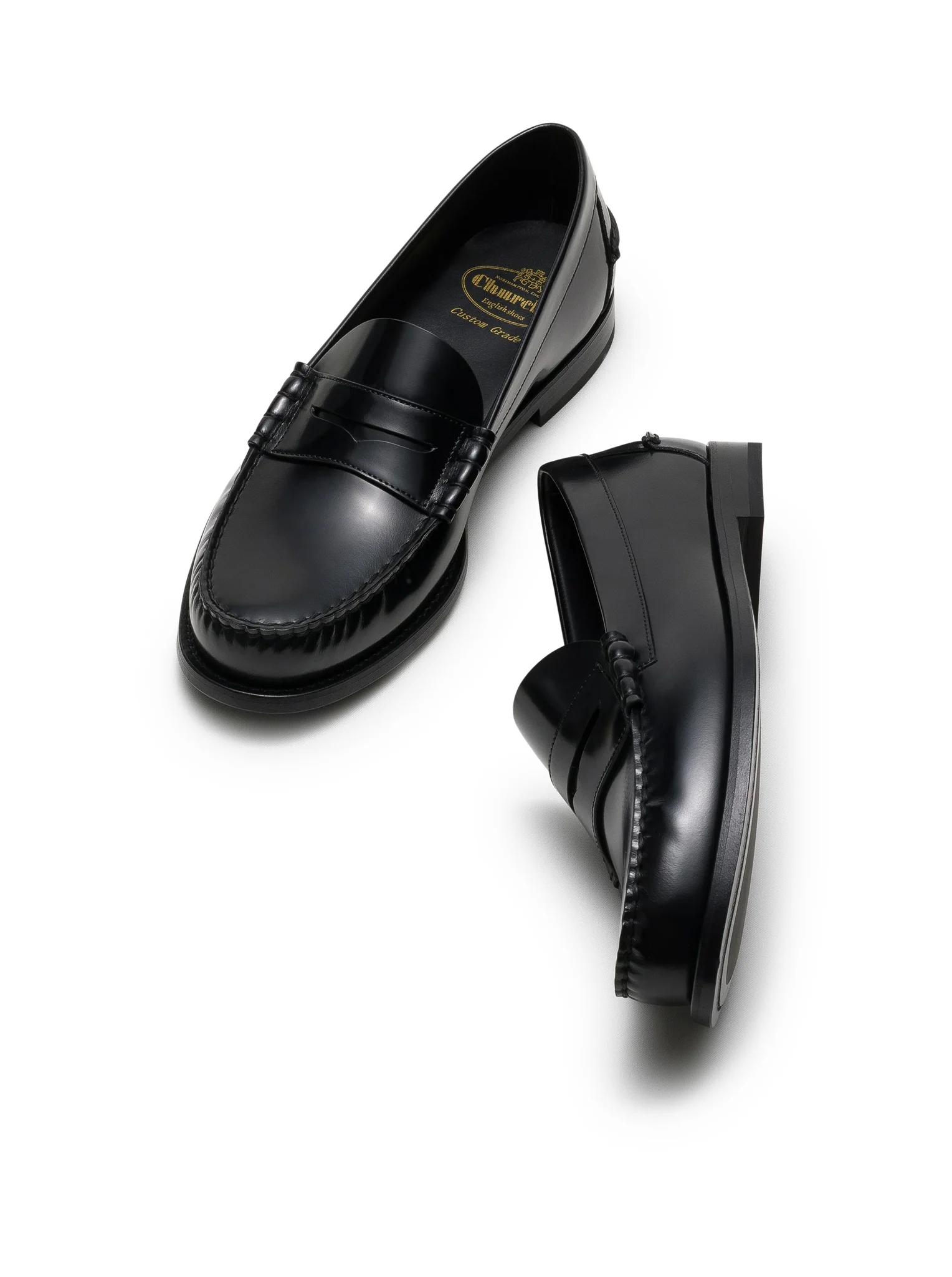 ROWLEY SMOKY LEATHER LOAFERS - Image 5