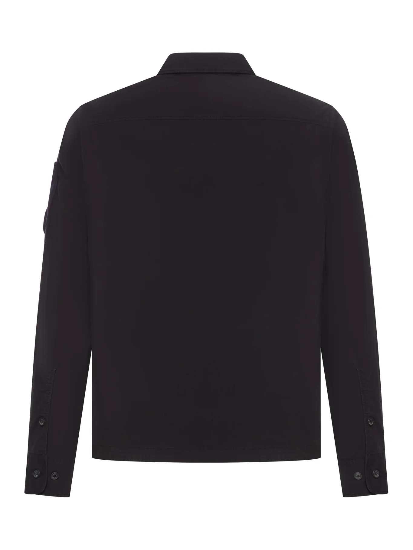 ORGANIC GABARDINE OVERSHIRT WITH LENSES AND ZIP - Image 2