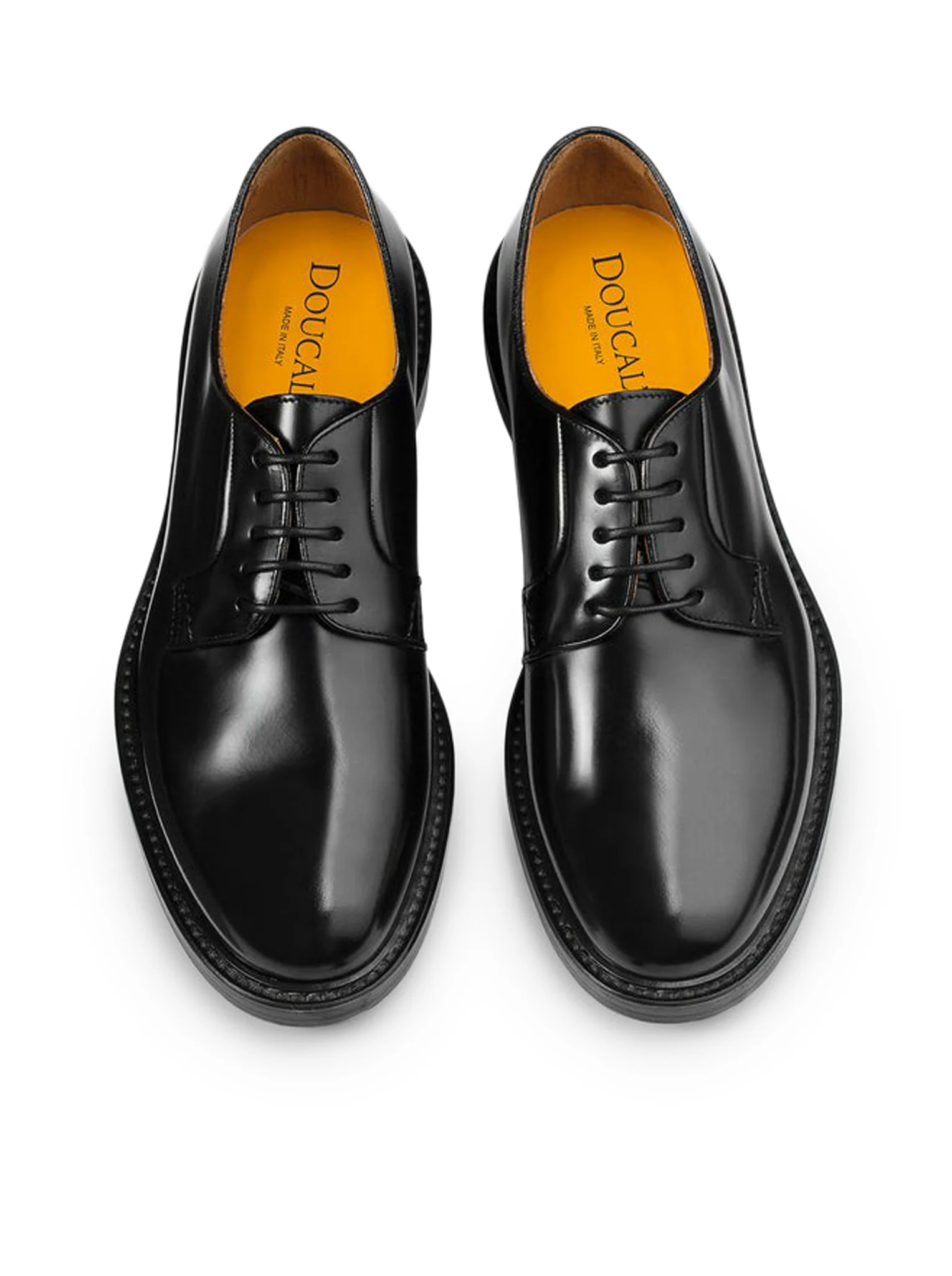 LEATHER LACE-UP DERBY SHOE - Image 3