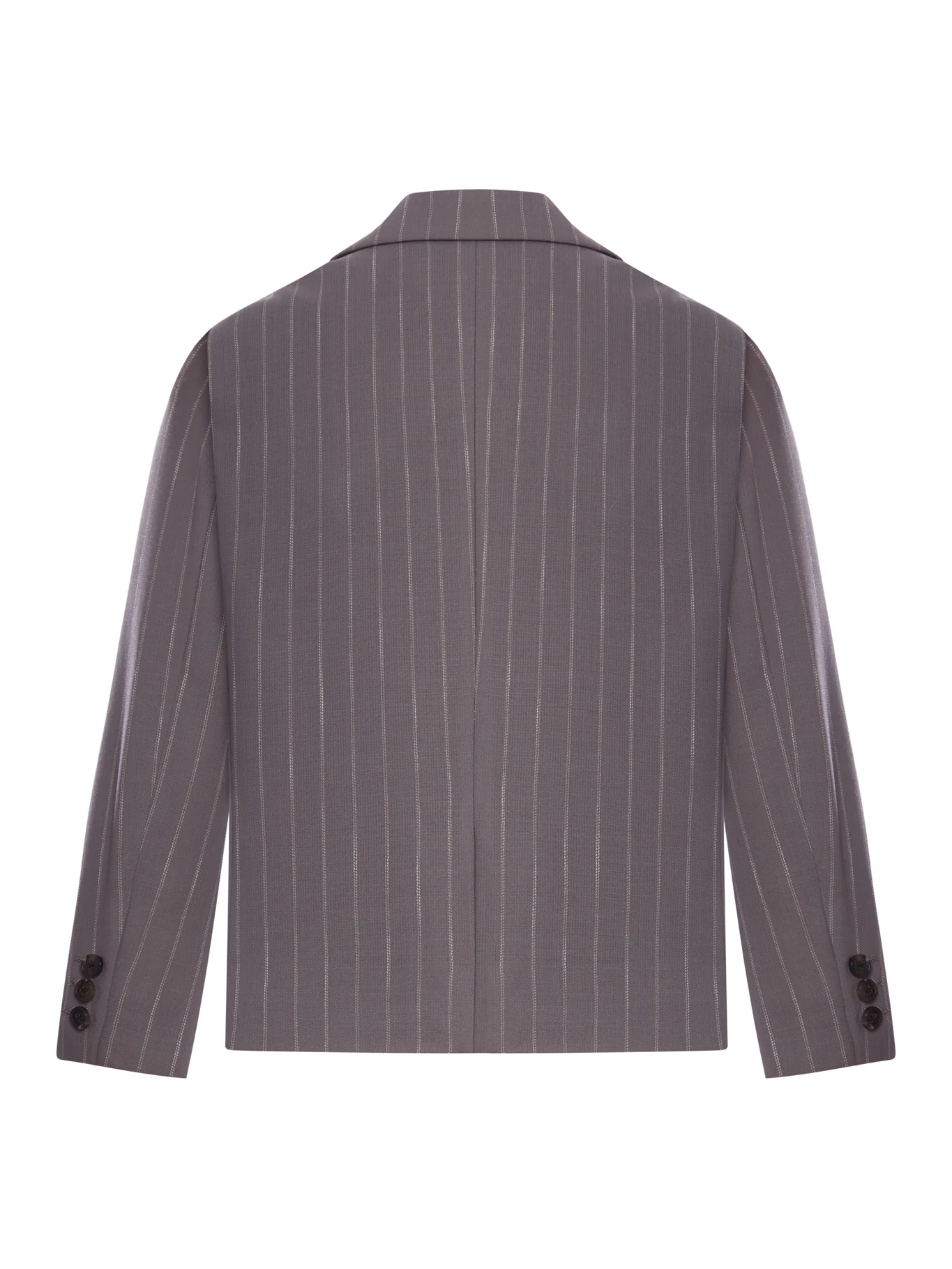 SINGLE-BREASTED PINSTRIPE CROPPED JACKET - Image 2