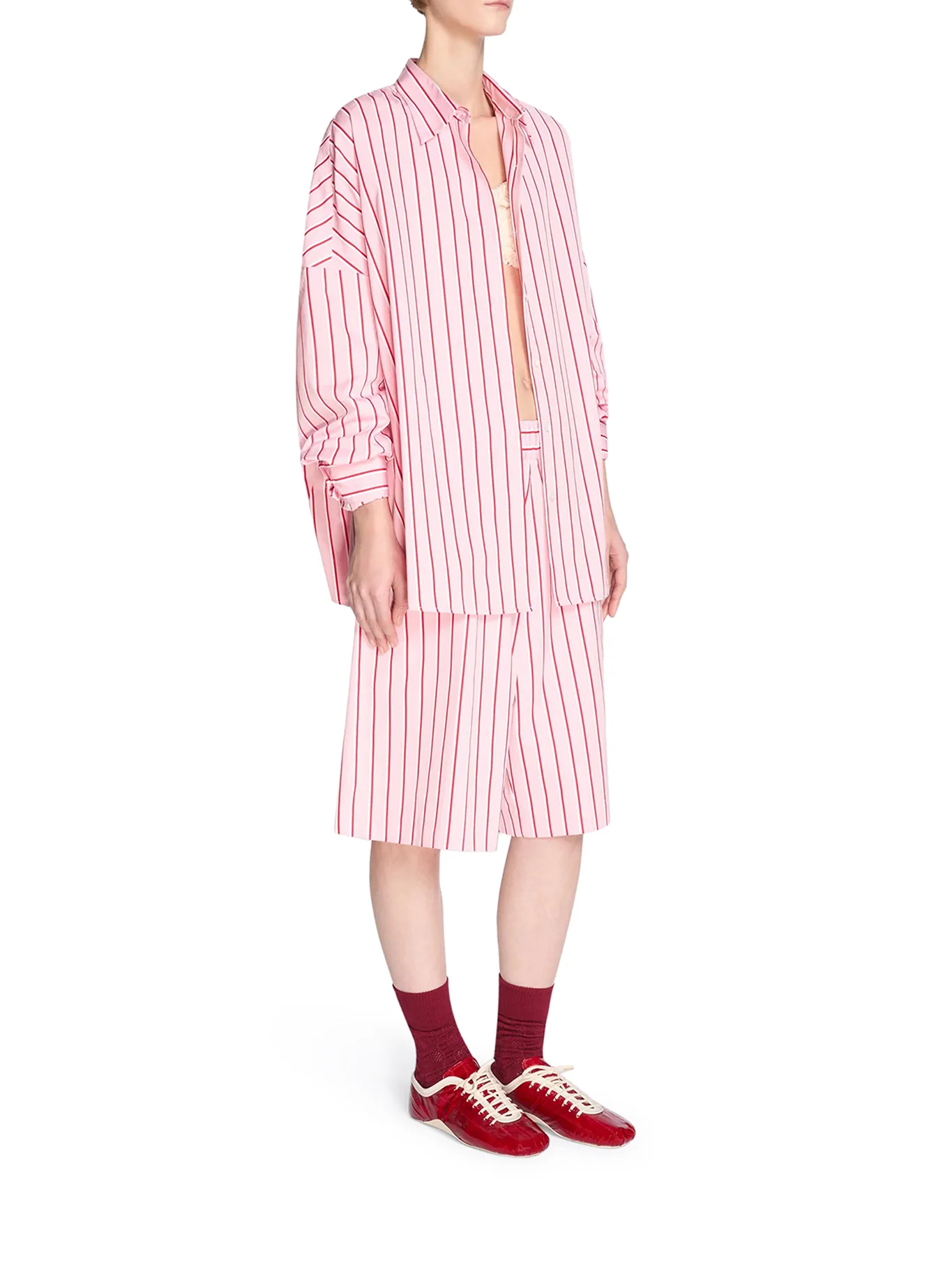 STRIPED COTTON SHIRT - Image 3