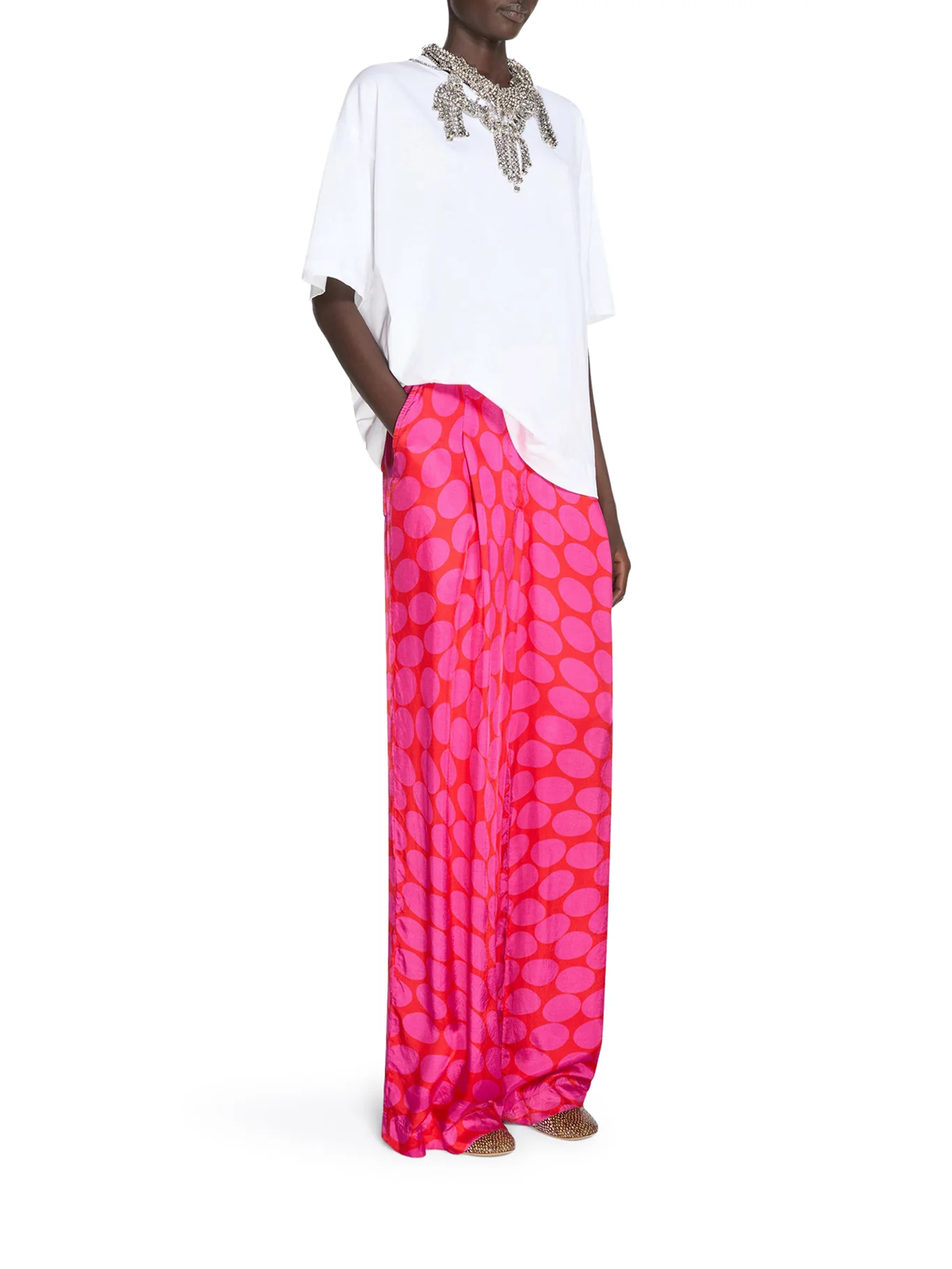 WIDE TROUSERS WITH PLEATED PANTS - Image 4