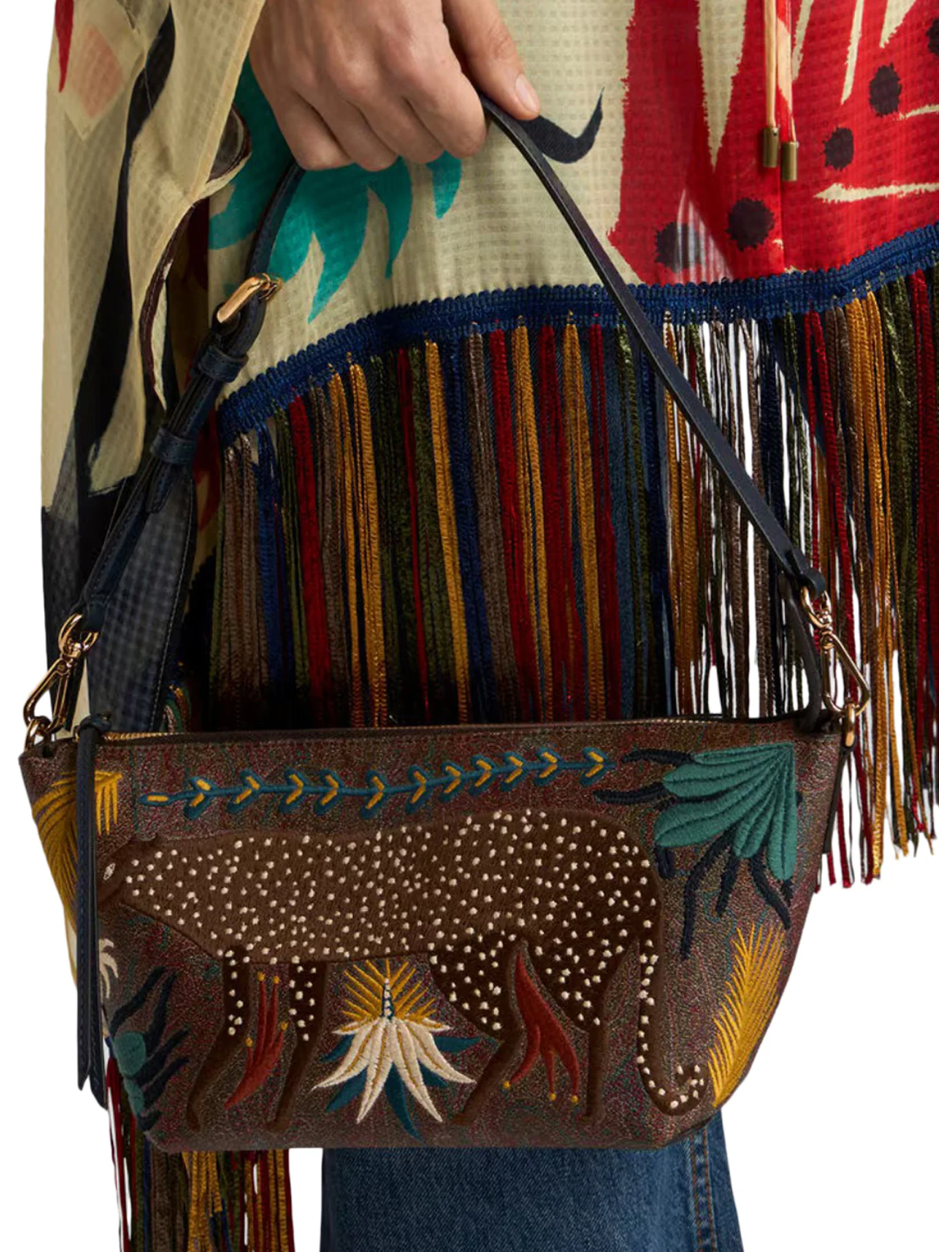 ETRO X TABBY BOOTH ARNICA SHOULDER BAG WITH EMBROIDERY - Image 2