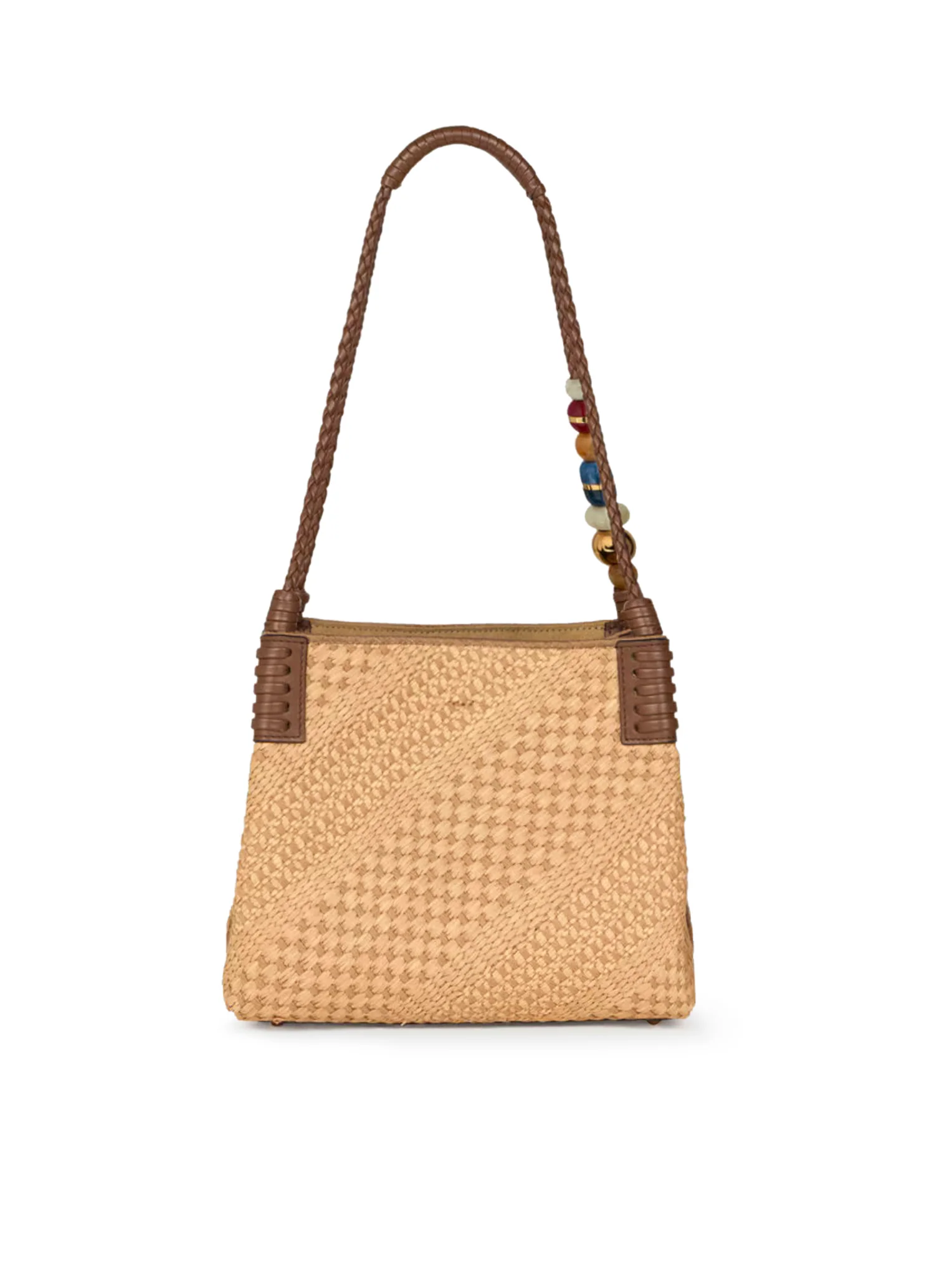 LIBRA SMALL RAFFIA SHOPPING BAG - Image 4