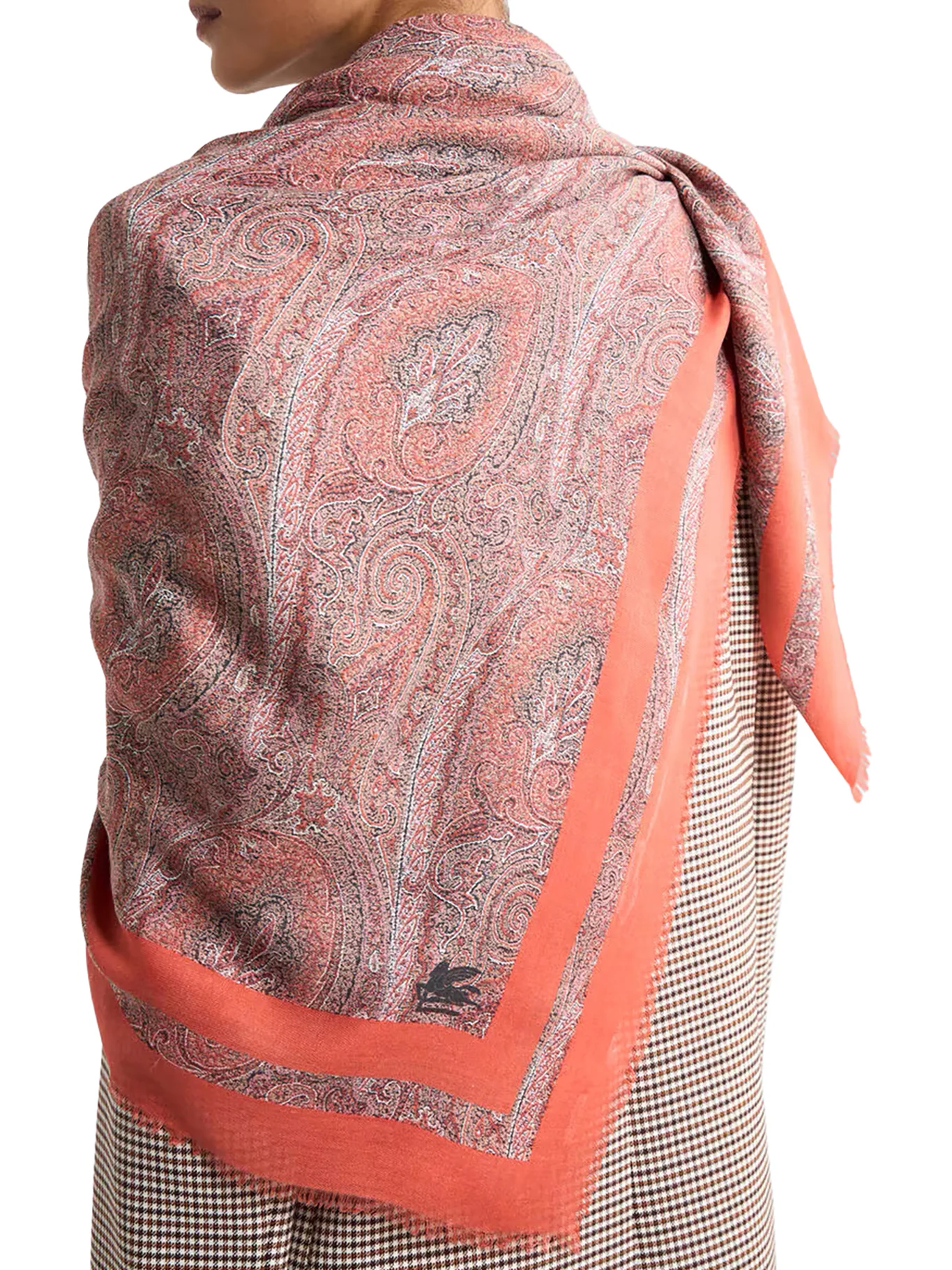 MODAL SHAWL WITH FLORAL PAISLEY PATTERN - Image 2