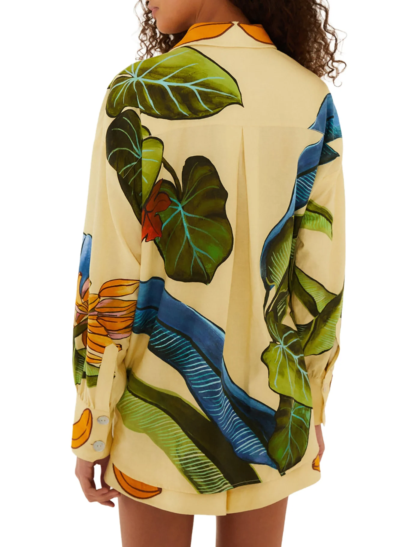 SILK SHIRT WITH TROPICAL PRINT - Image 4