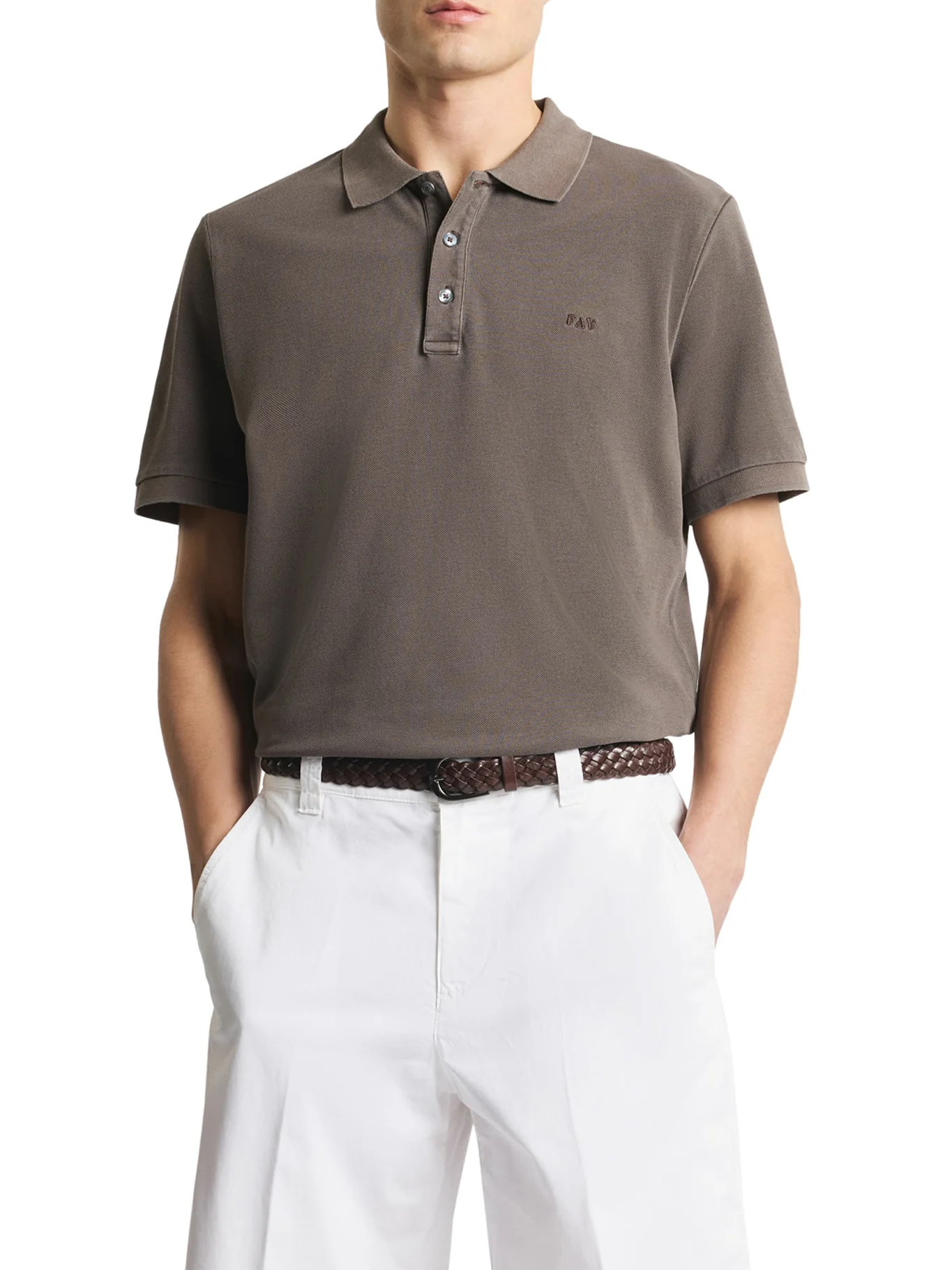 COTTON PIQUET POLO SHIRT - Image 3