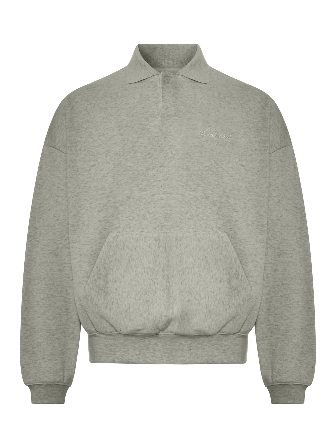 90`S POLO SWEATSHIRT IN COTTON BLEND