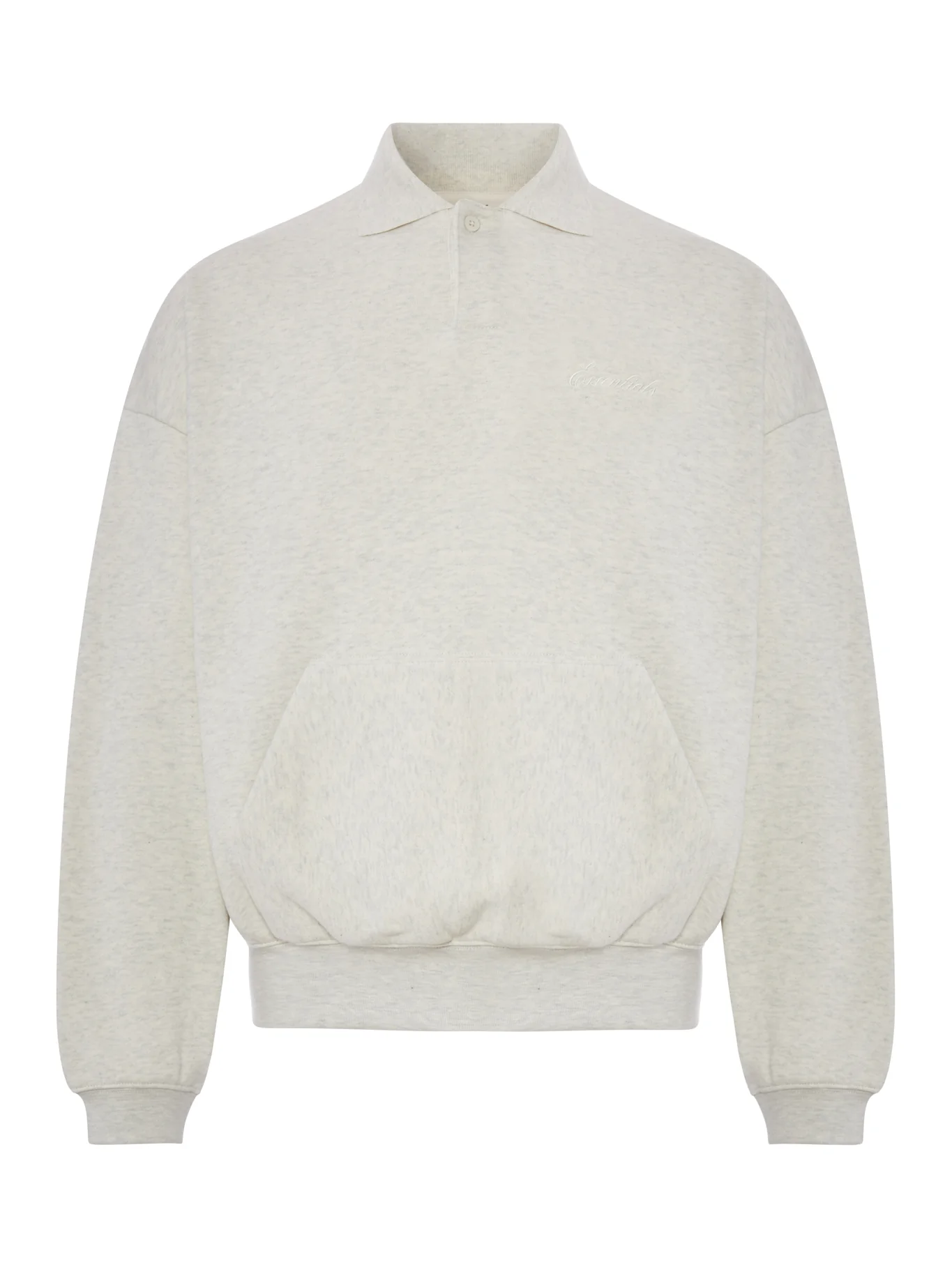 90`S POLO SWEATSHIRT IN COTTON BLEND