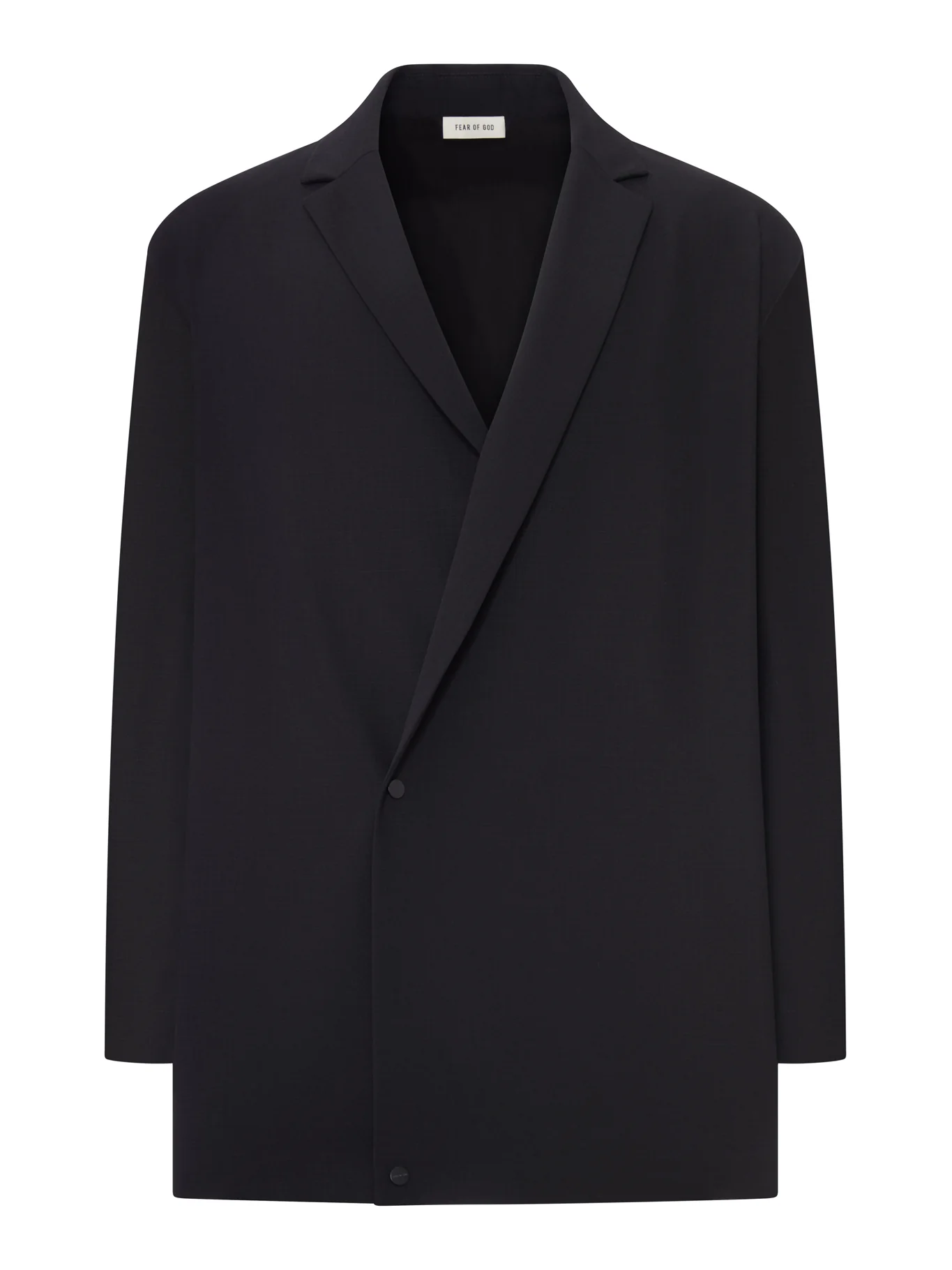 LONG RELAXED WOOL RIPSTOP JACKET
