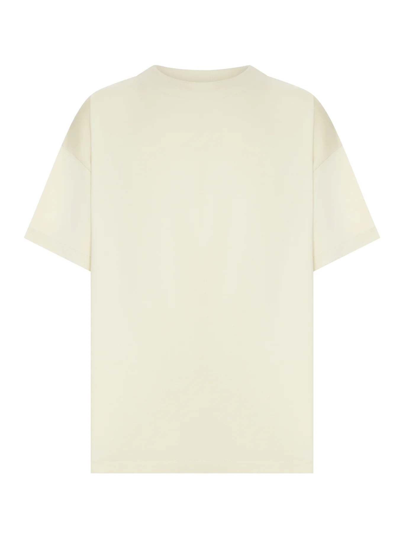 OVERSIZED CREW-NECK T-SHIRT IN COTTON BLEND