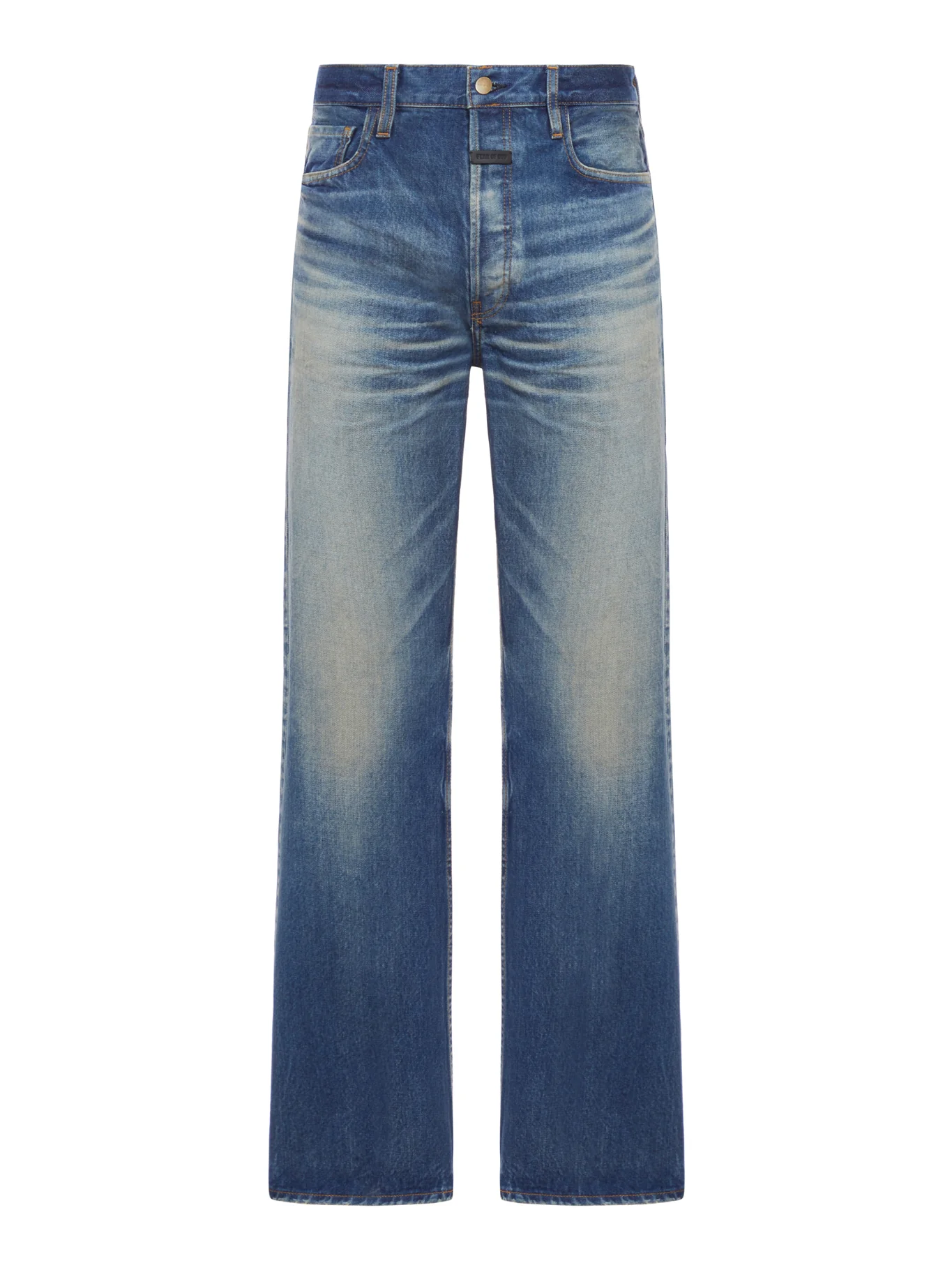 WASHED DENIM JEANS