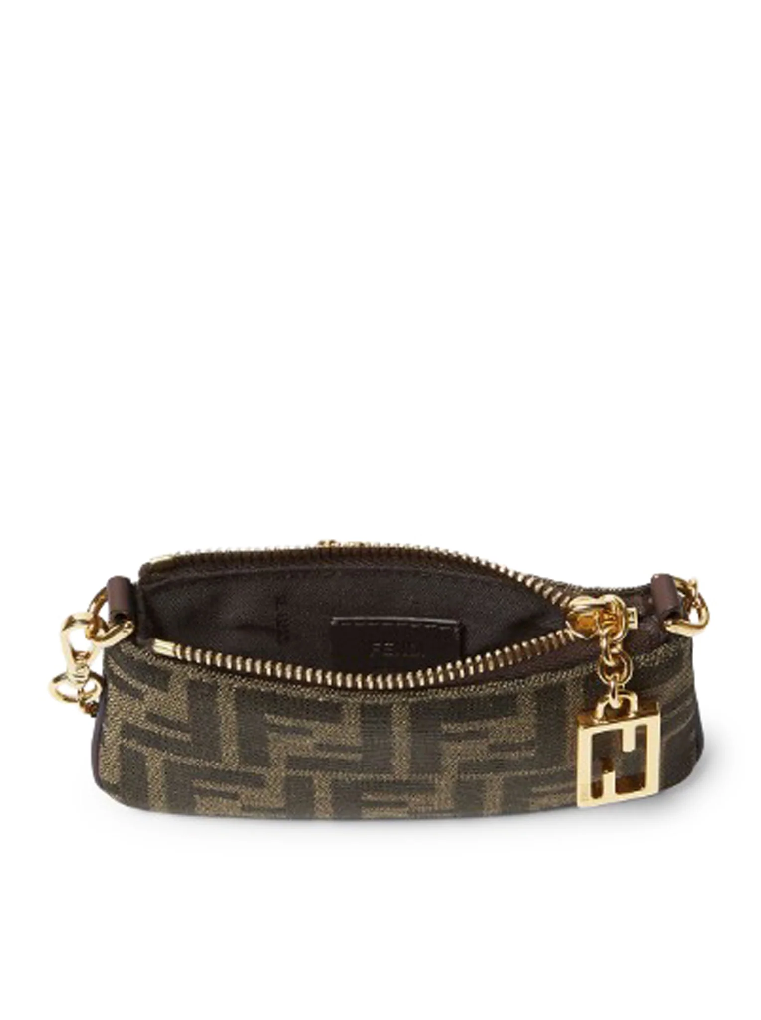 BAGUETTE MINI POUCH IN JACQUARD FF - Image 4