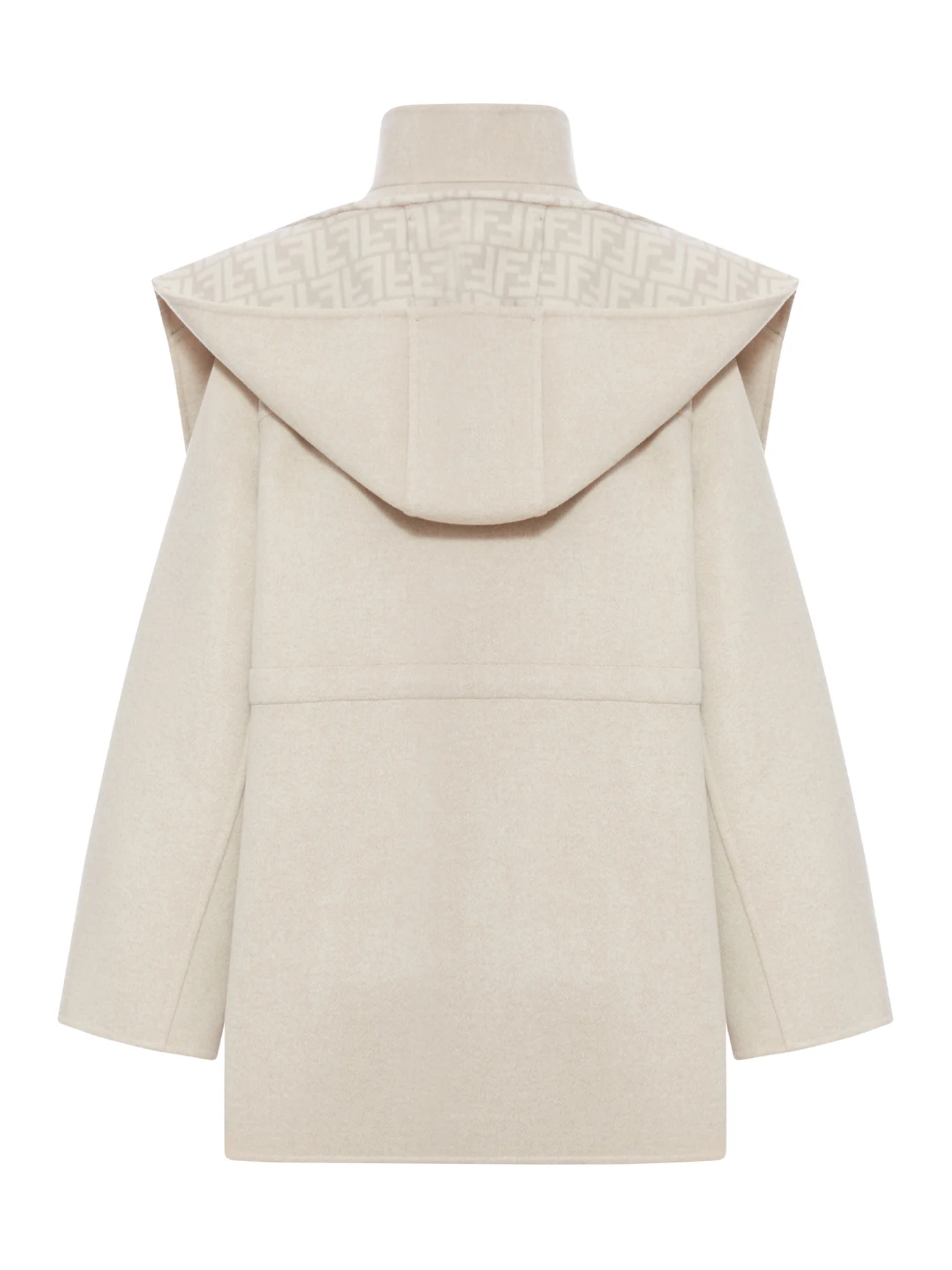 BEIGE WOOL PARKA BLOUSON - Image 2