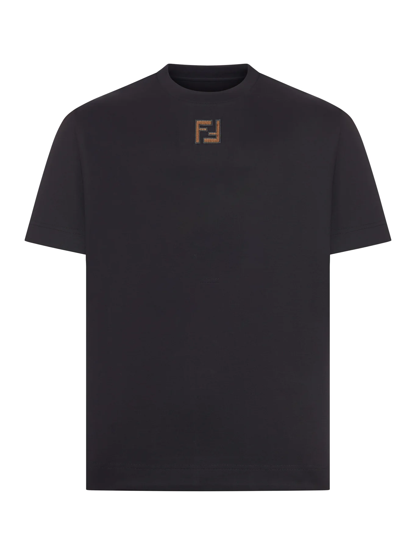 BLACK COTTON T-SHIRT