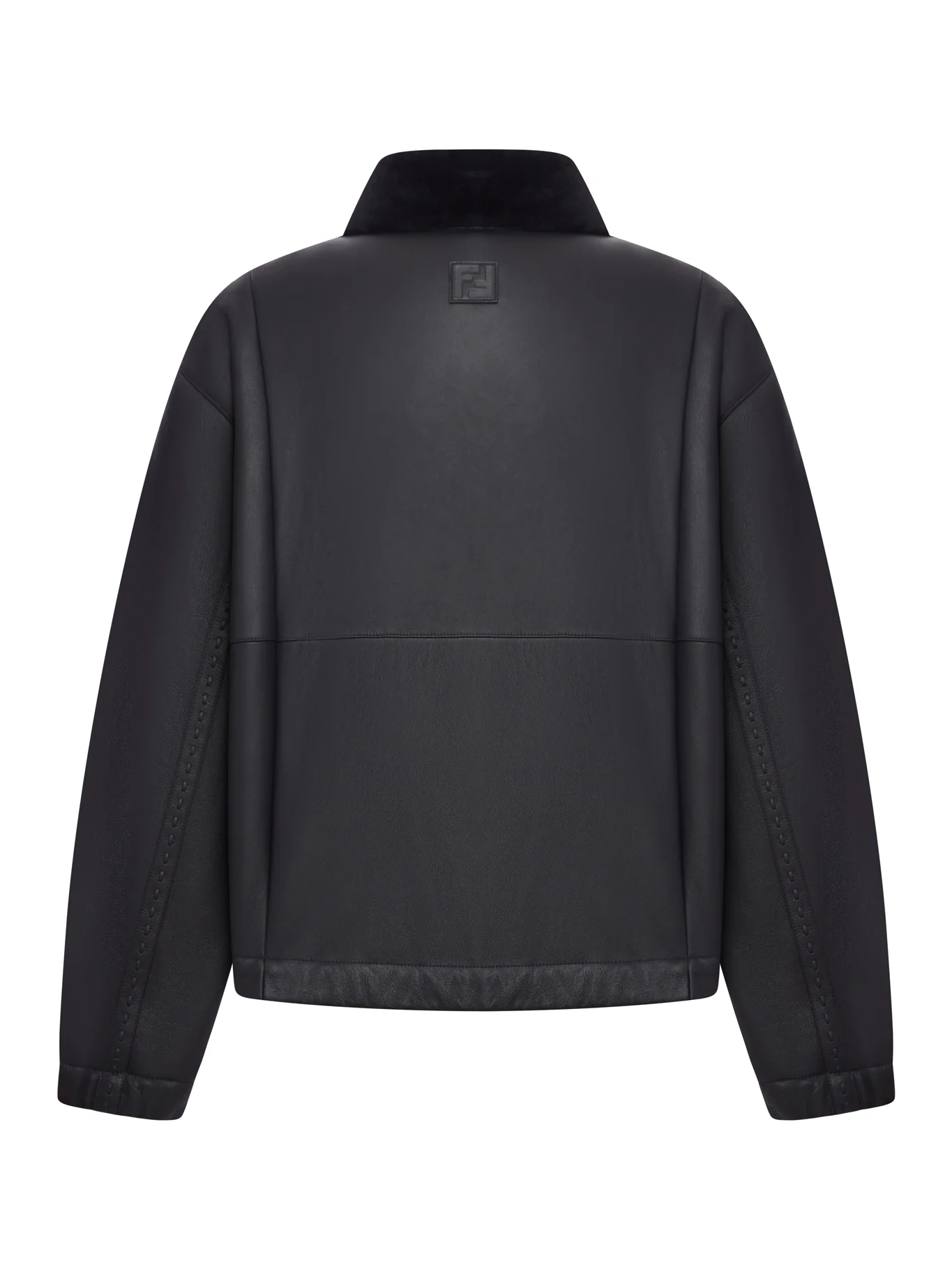 BLACK SHEEPSKIN BLOUSON - Image 2