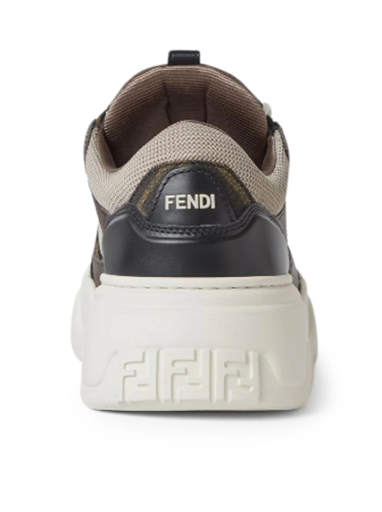 FENDI FORCE LEATHER SNEAKERS - Image 4