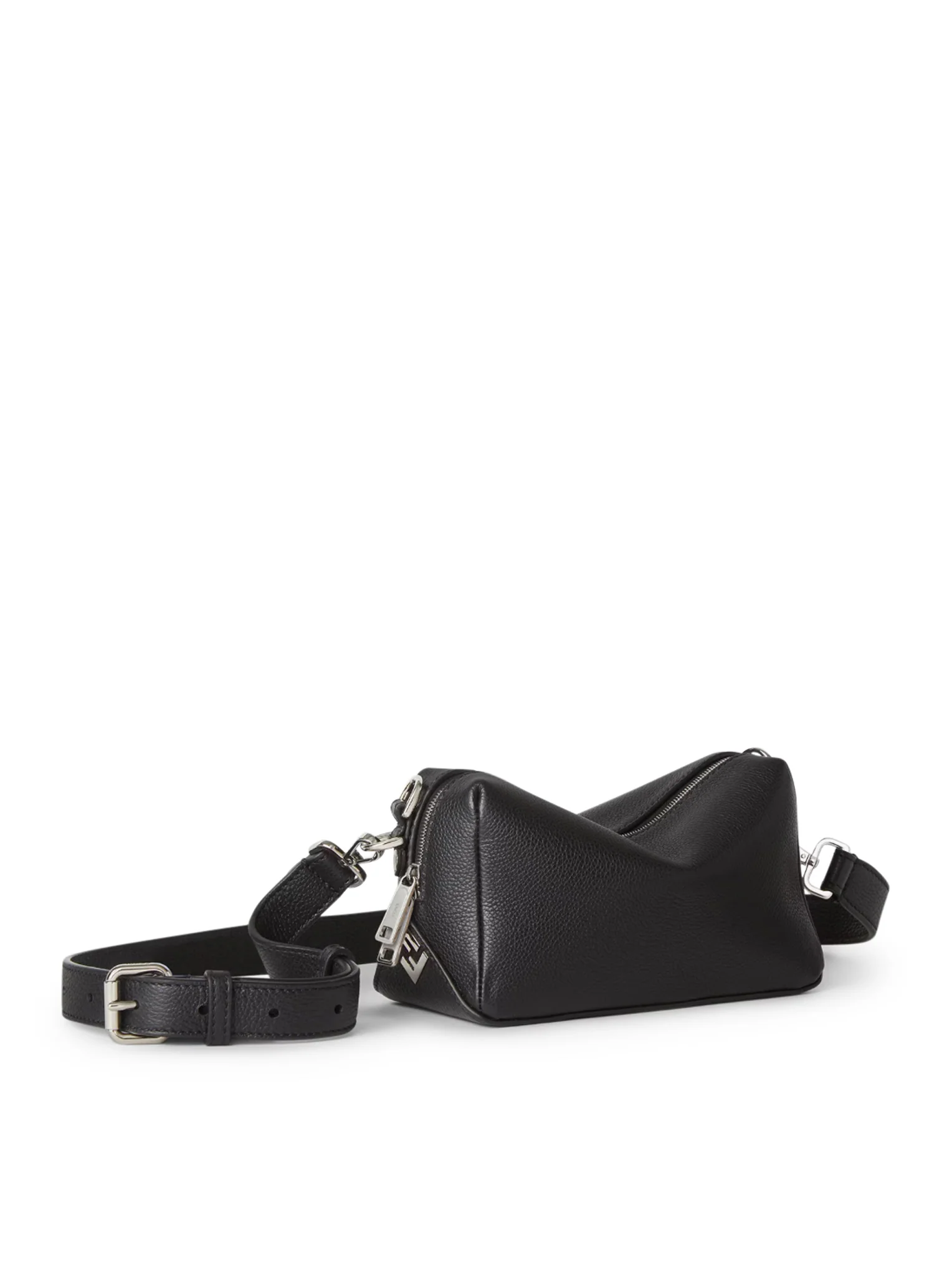 FENDI SMALL BLACK LEATHER BAG - Image 5