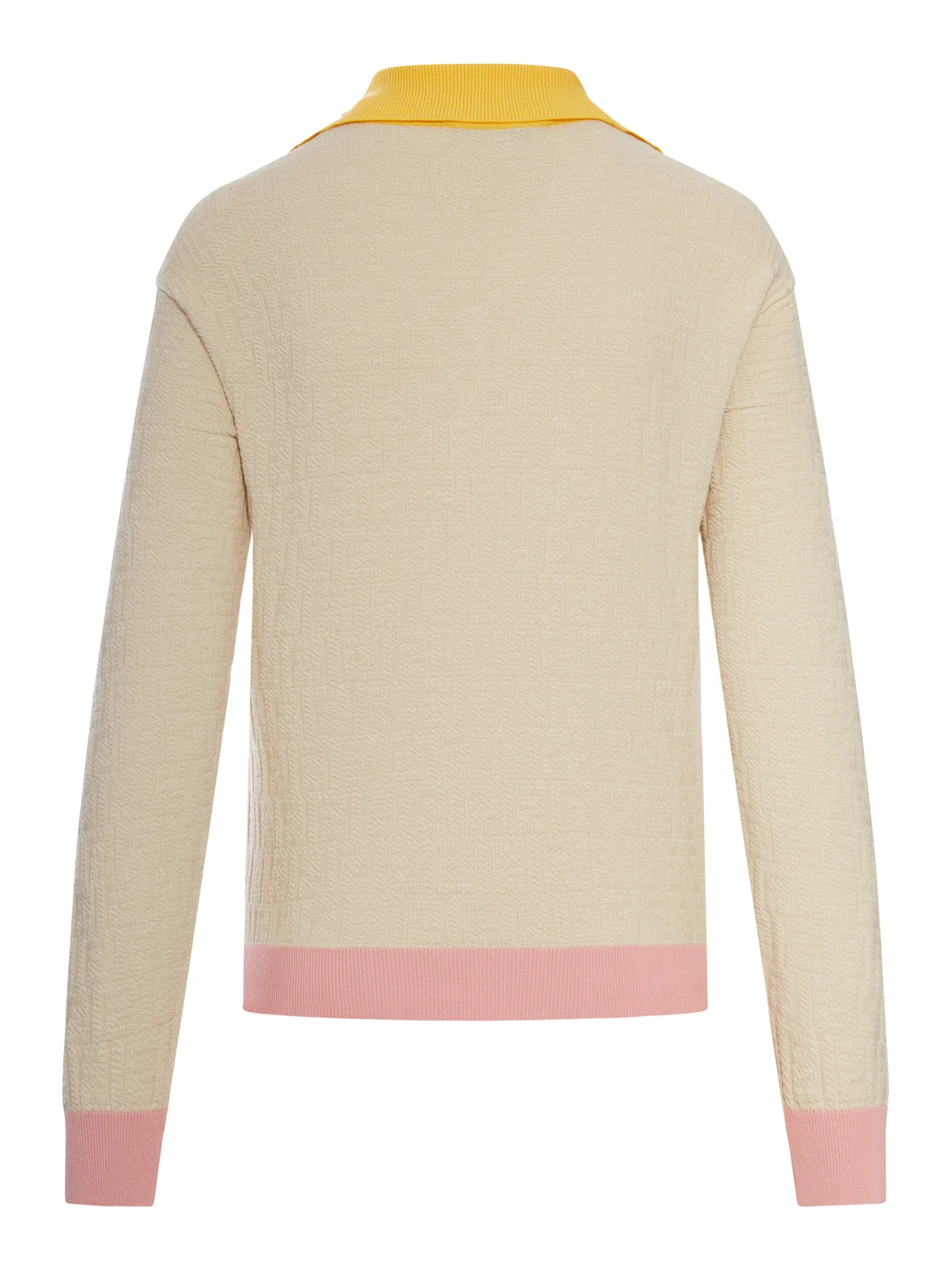 FF COLOR BLOCK COTTON AND SILK SWEATER - Image 2