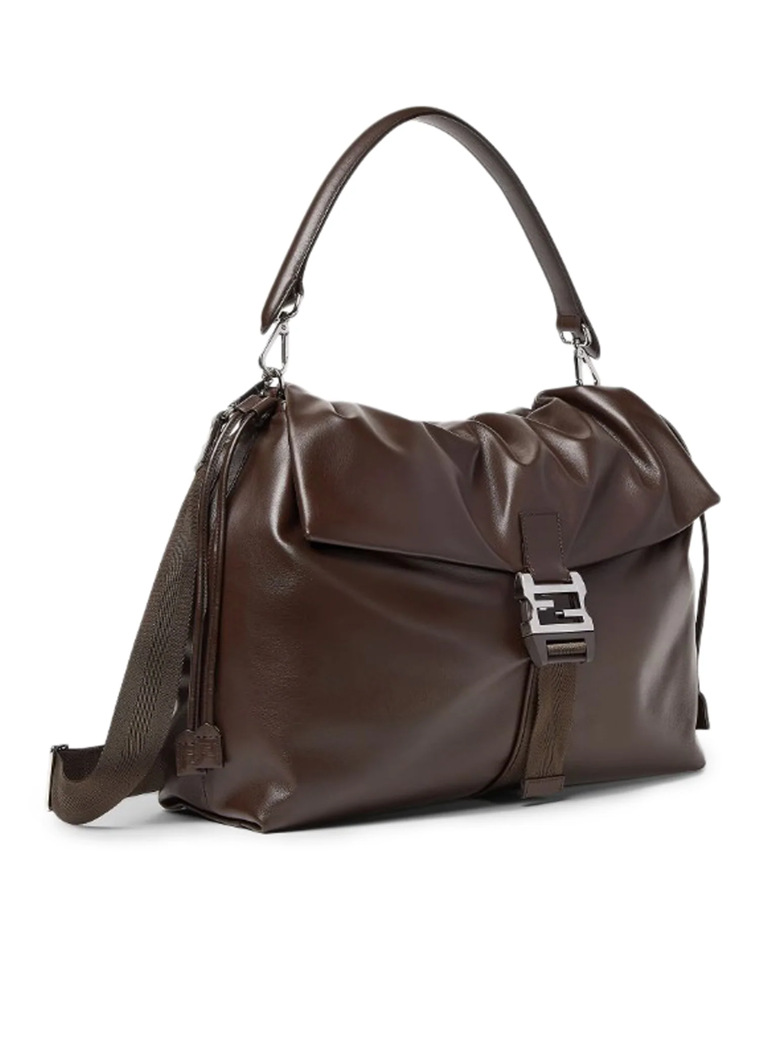 FLUX MAXI MESSENGER LEATHER BAG - Image 4