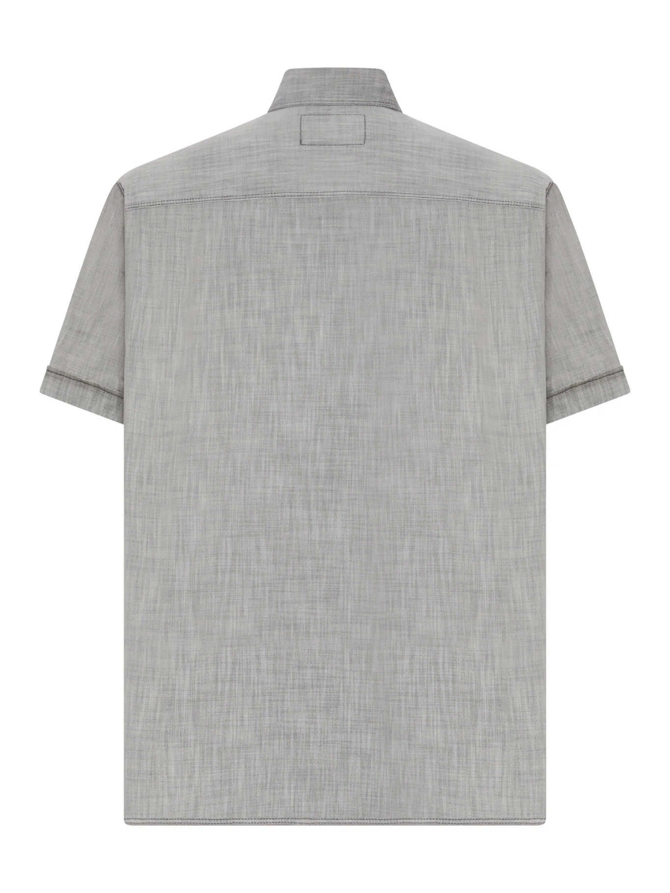 GREY CHAMBRAY BUTTON-DOWN SHIRT - Image 2