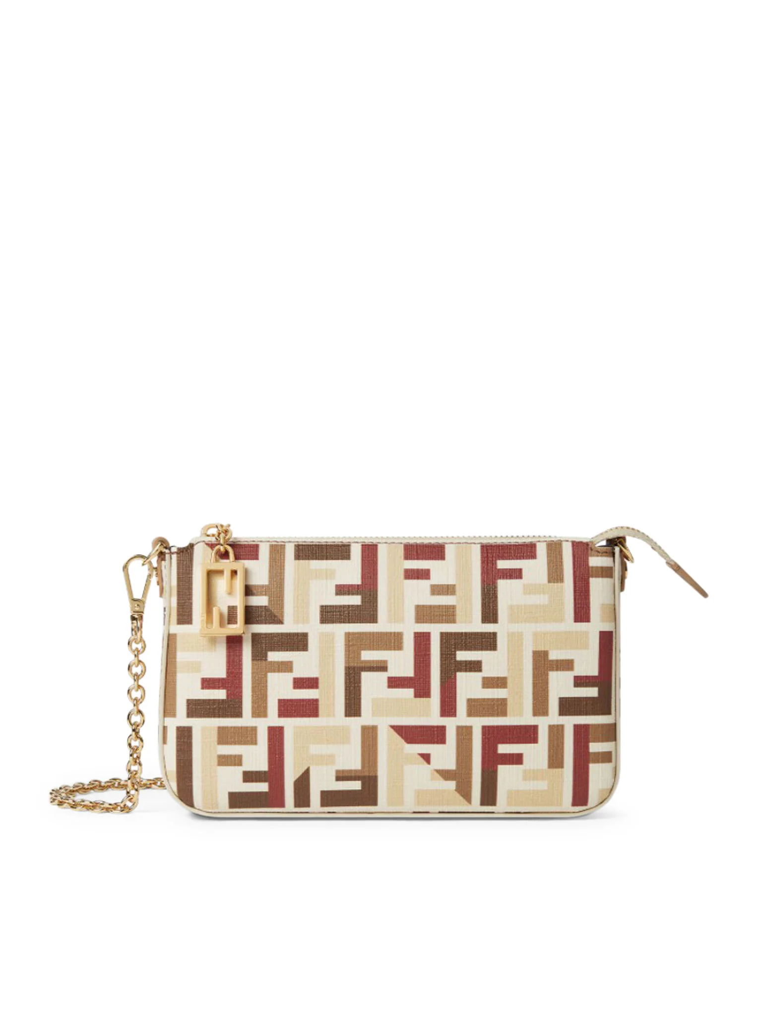 POUCH WITH FABRIC CHAIN