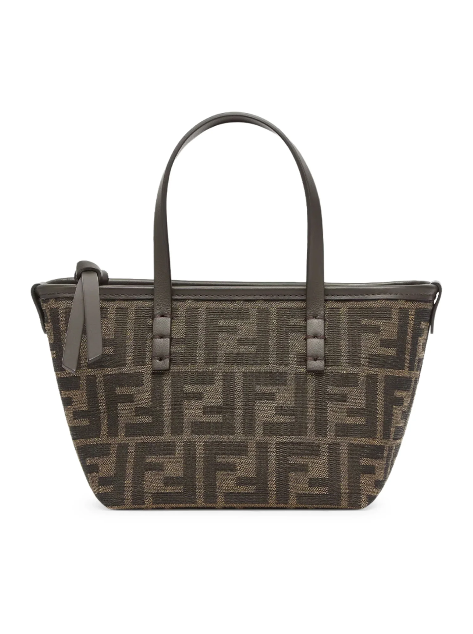 ROLL MINI IN JAQUARD FF BROWN