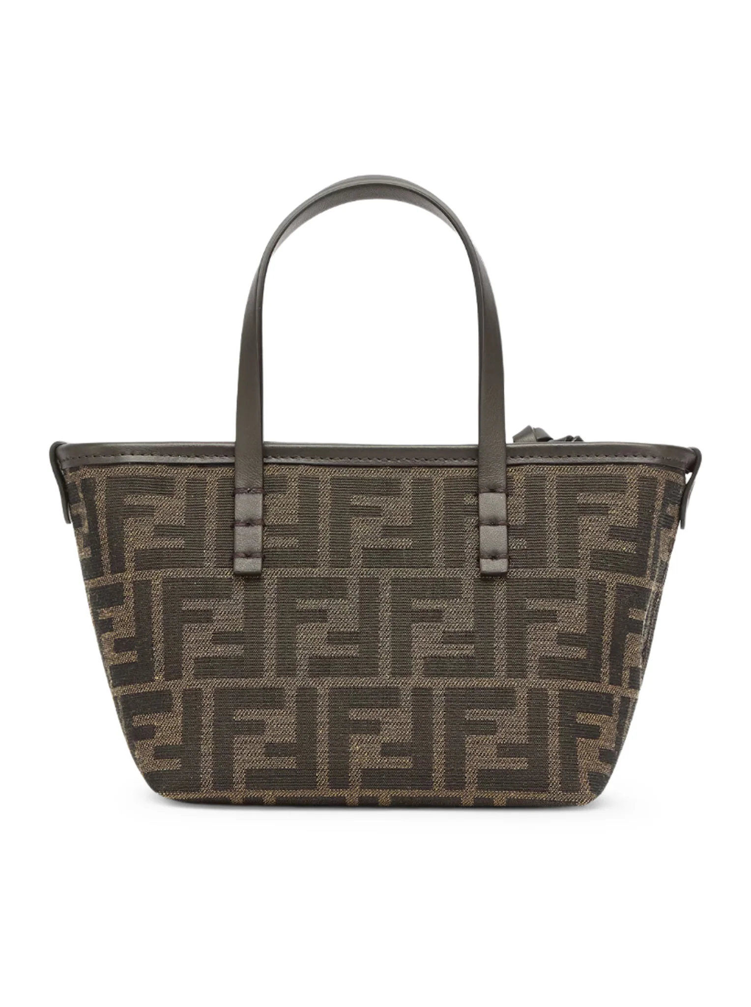 ROLL MINI IN JAQUARD FF BROWN - Image 3