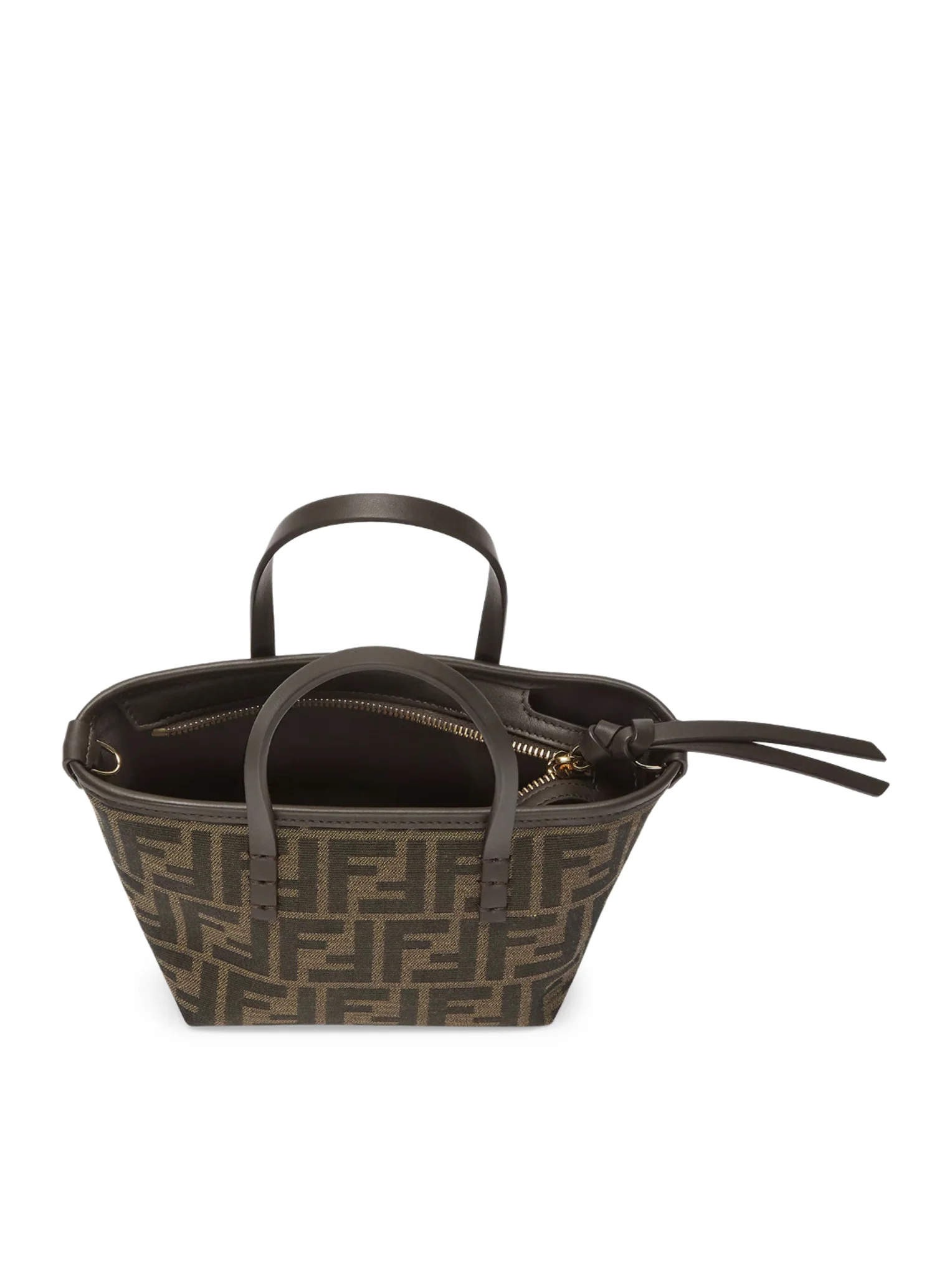 ROLL MINI IN JAQUARD FF BROWN - Image 4