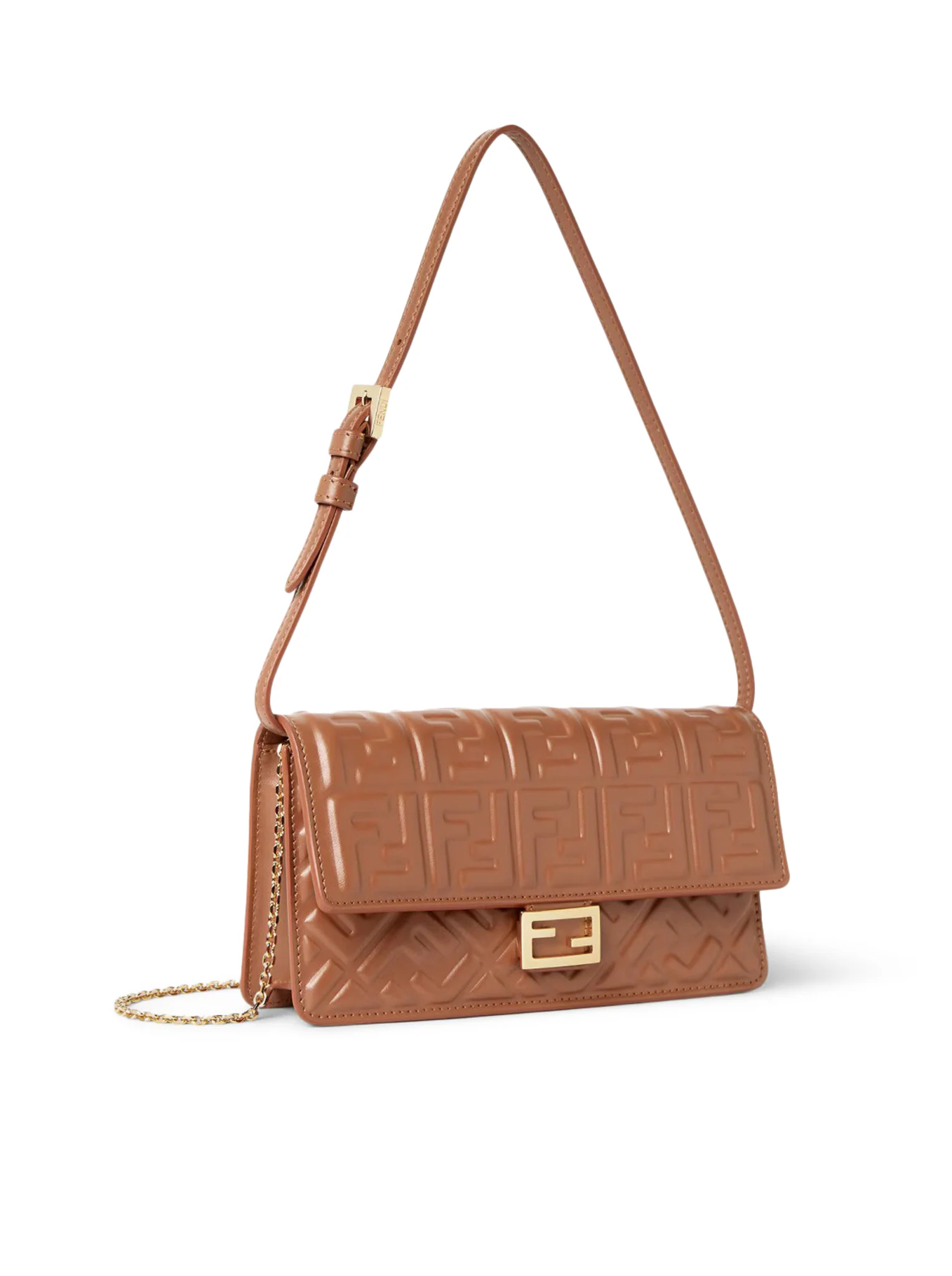 SELLIER NAPPA WALLET ON CHAIN ??BAGUETTE WALLET WITH FF MOTIF - Image 4