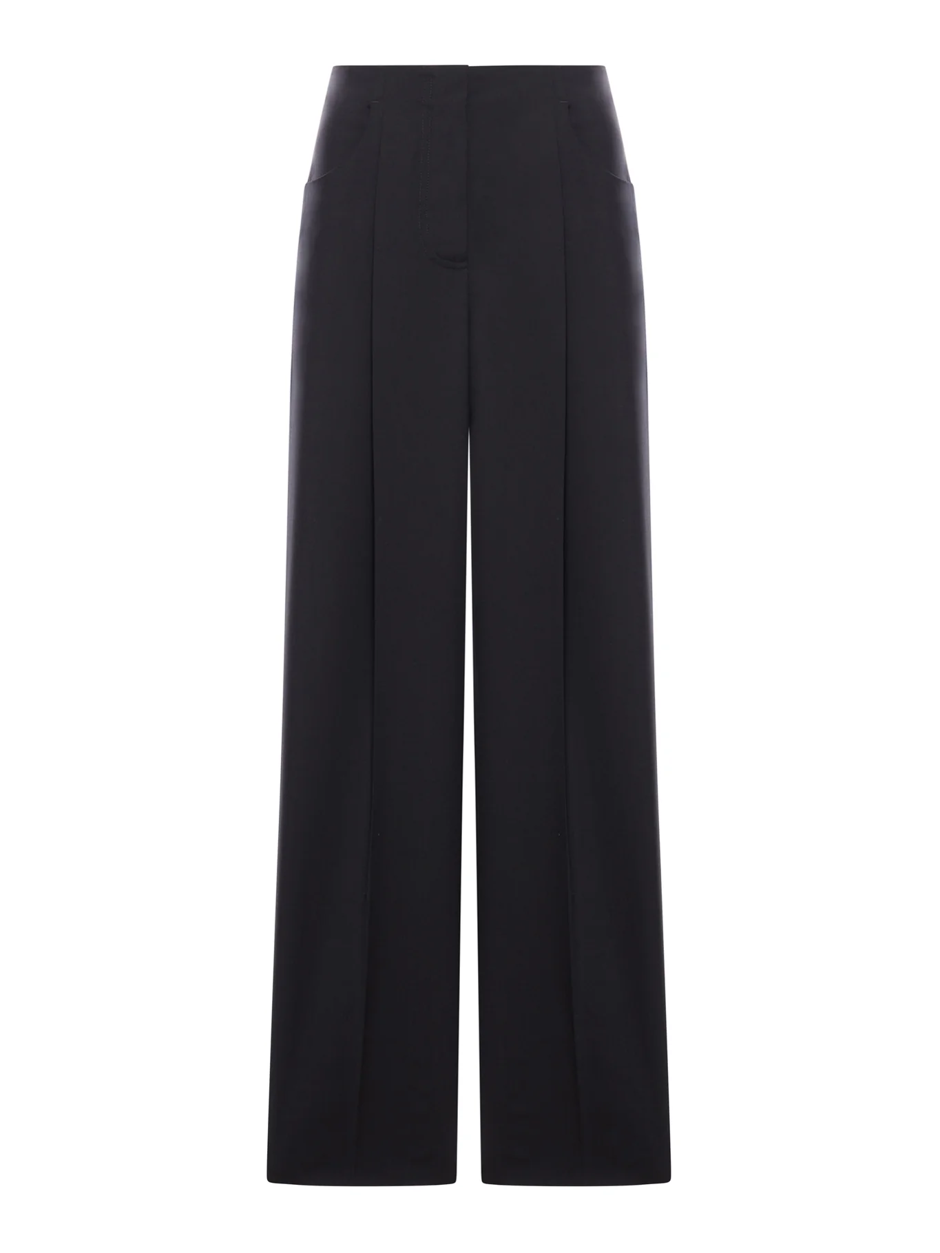 TAILORED WOOL AND MOHAIR TROUSERS
