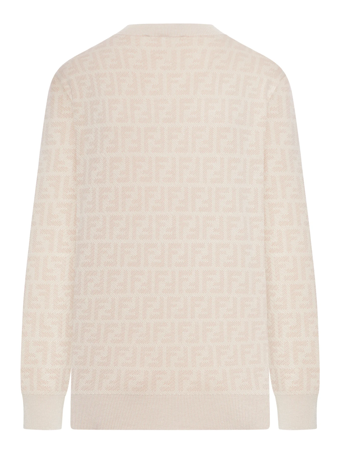 WOOL AND SILK SWEATER WITH FF PRINT - Image 2
