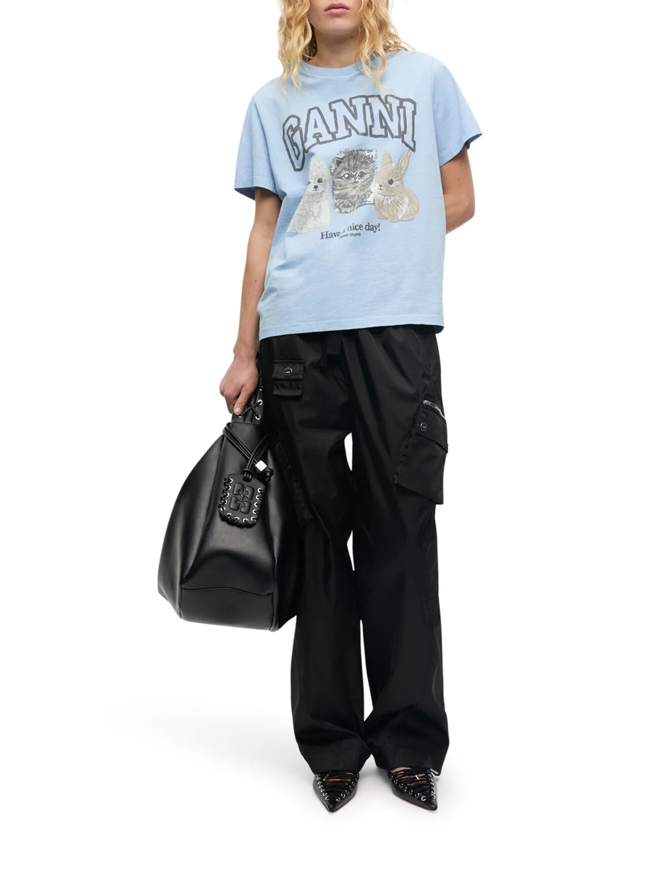 COTTON T-SHIRT WITH PRINT - Image 2