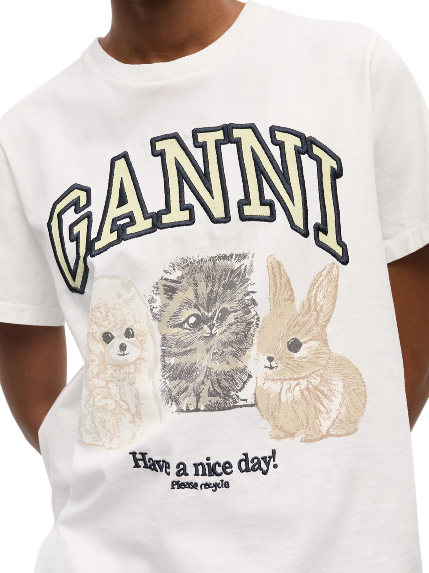 COTTON T-SHIRT WITH PRINT - Image 5