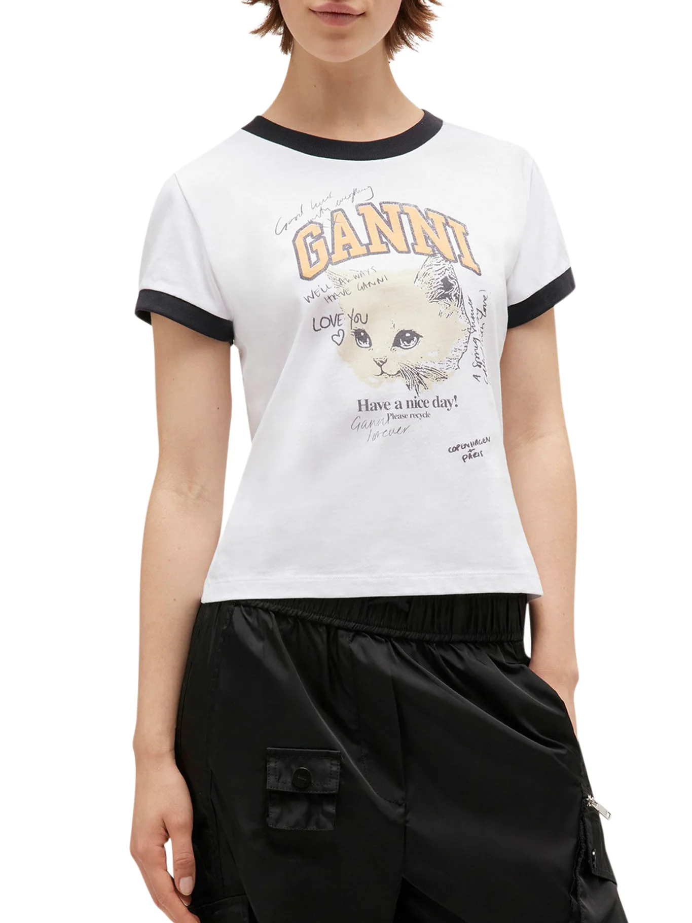 COTTON T-SHIRT WITH PRINT - Image 3