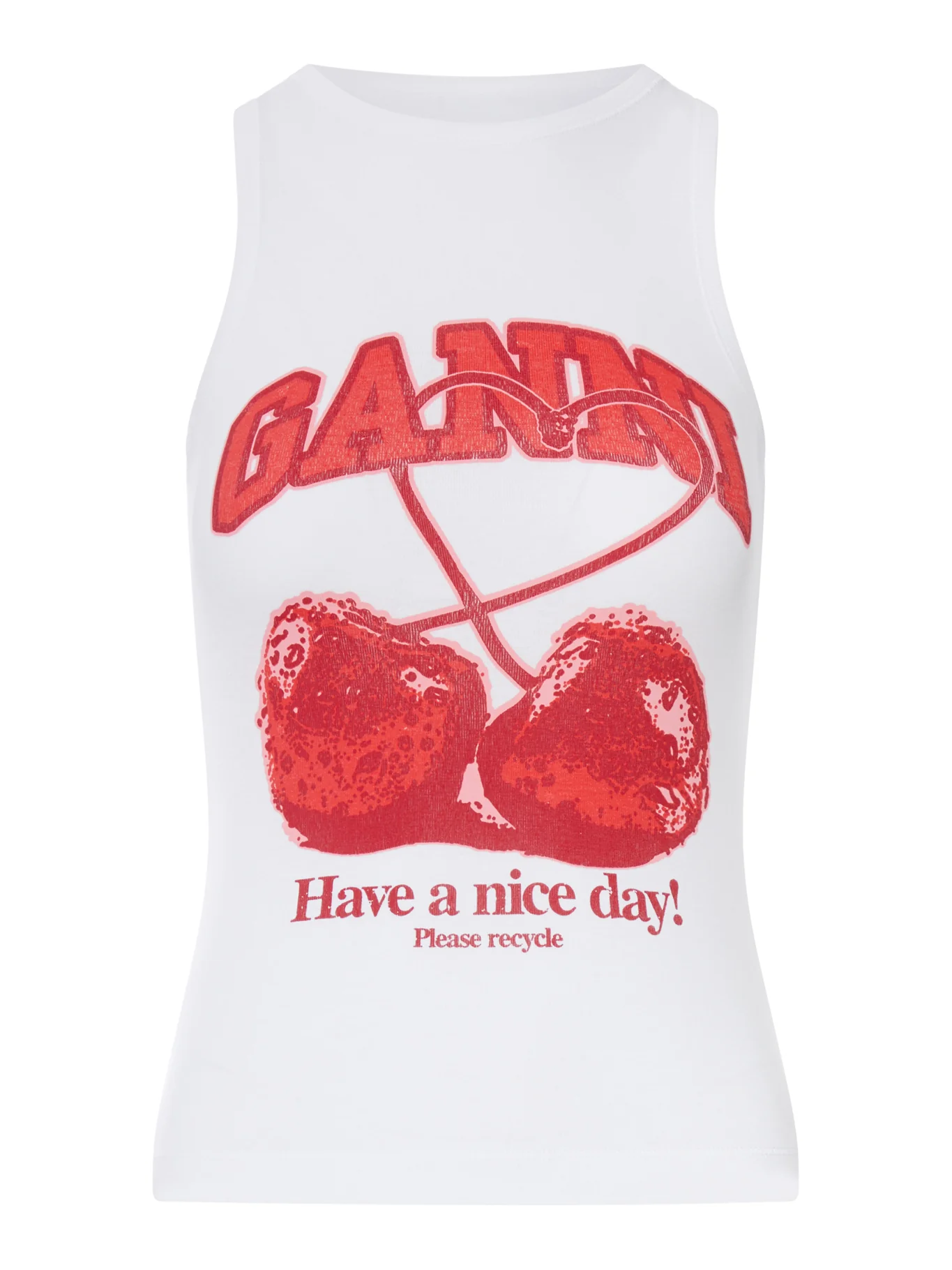 COTTON TOP WITH FRONT PRINT