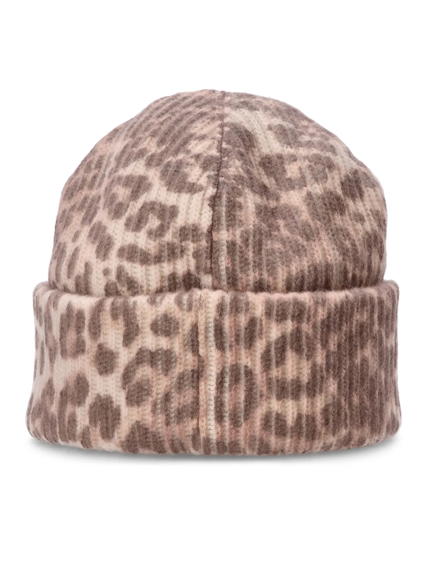 GRAPHIC WOOL MIX PRINTED LEOPARD BEANIE - Image 2