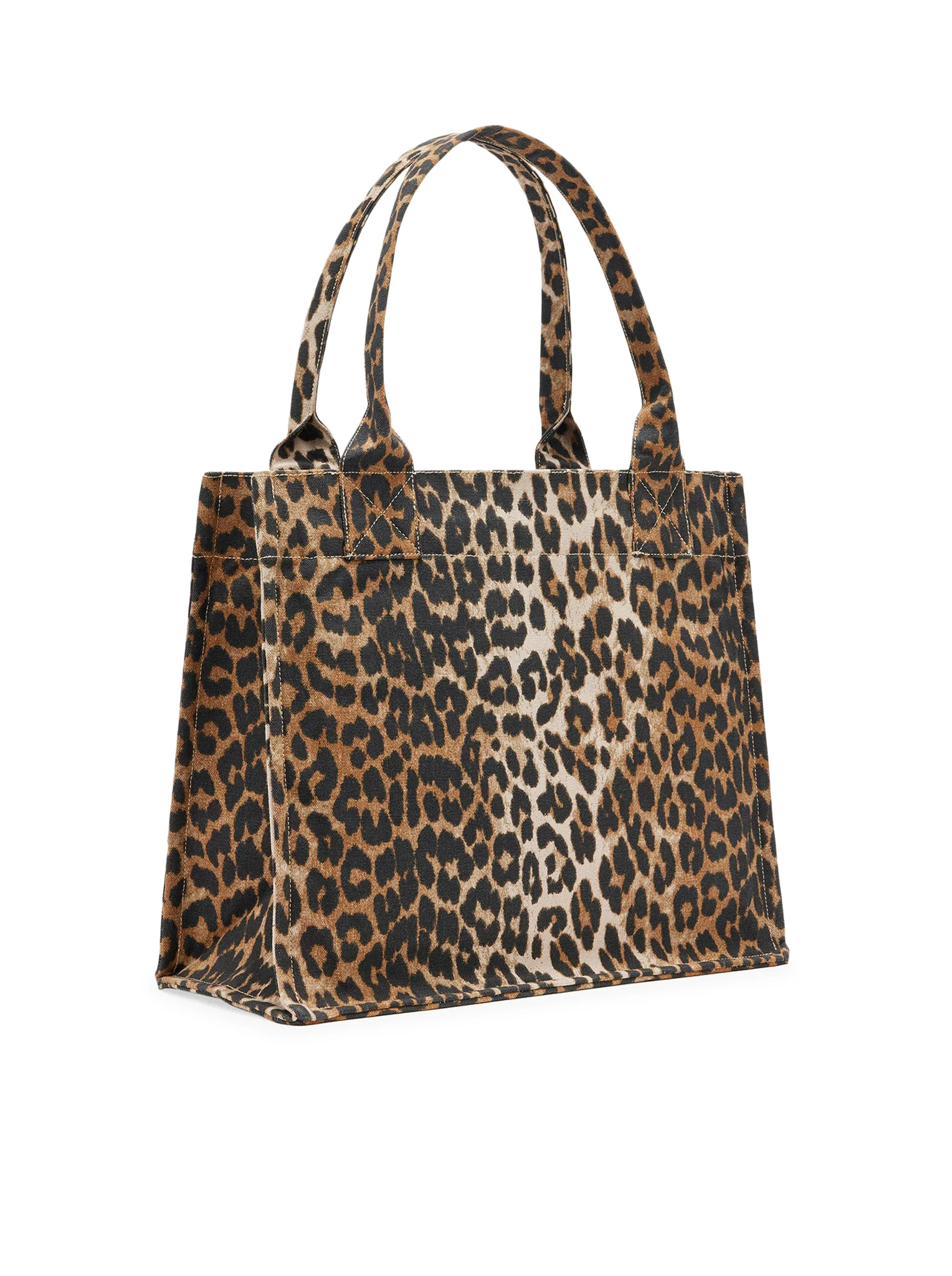 LEOPARD CANVAS TOTE BAG - Image 5