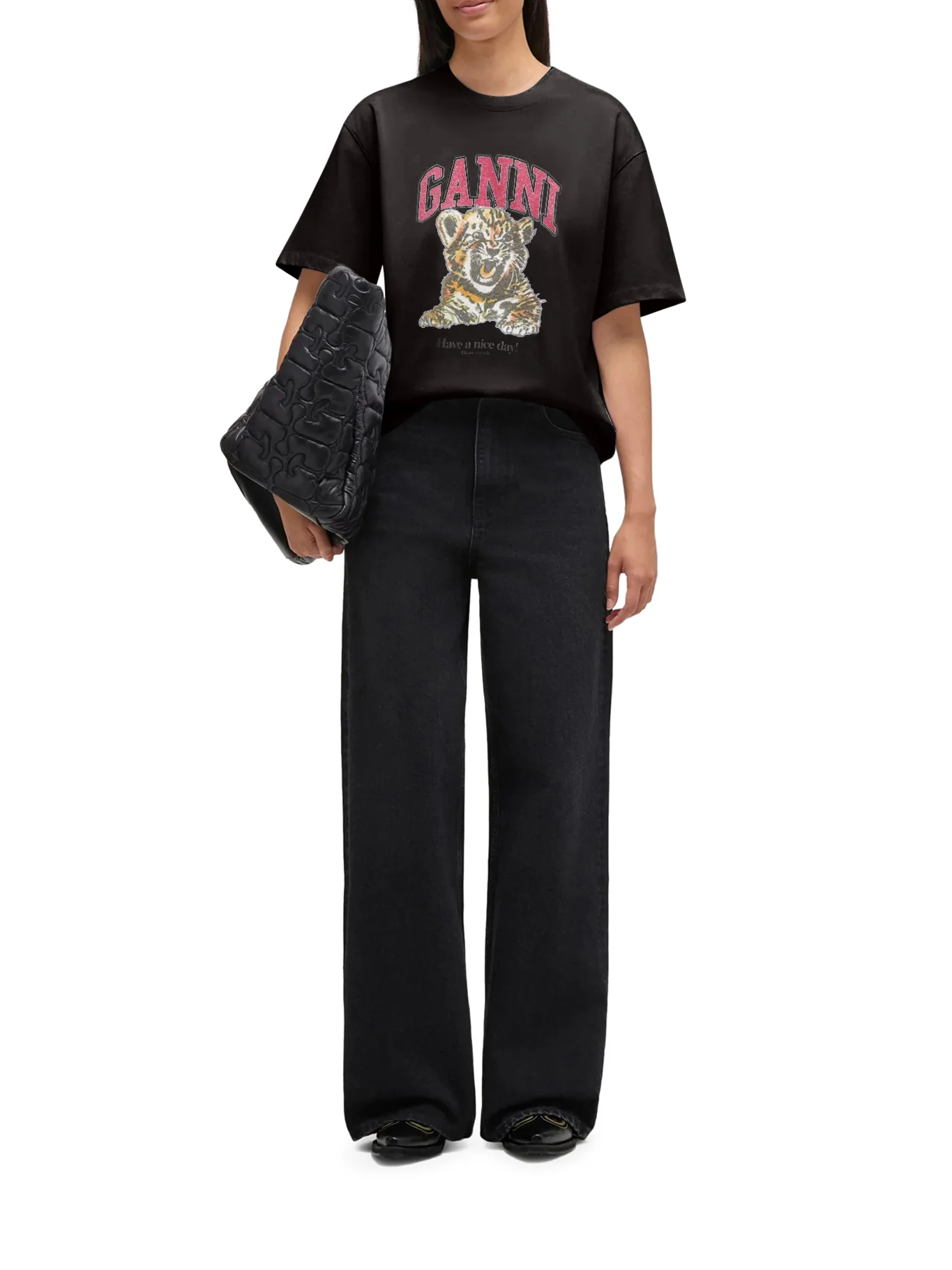 ORGANIC COTTON T-SHIRT WITH FRONT PRINT - Image 2