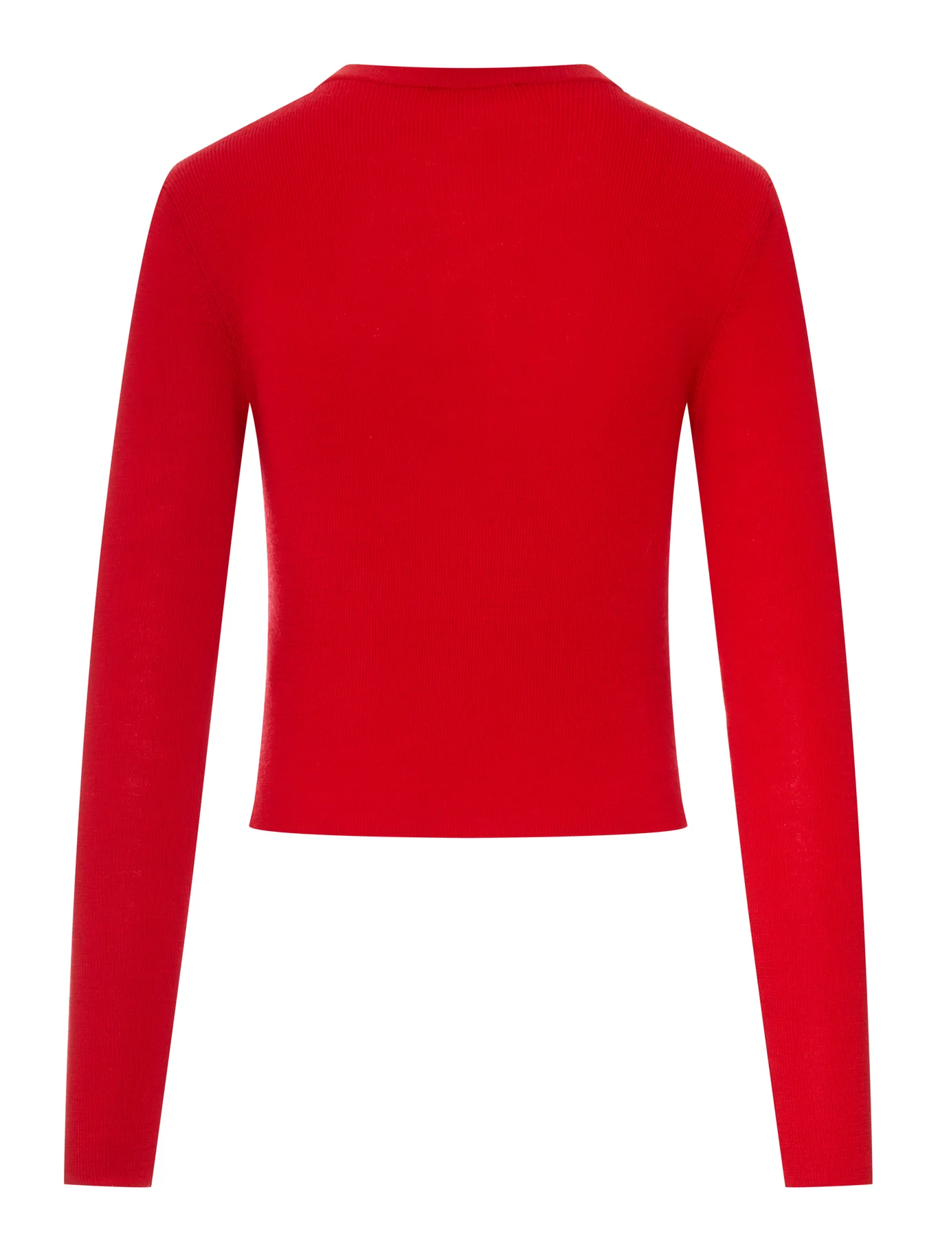 WOOL CARDIGAN WITH EMBROIDERED LOGO - Image 2