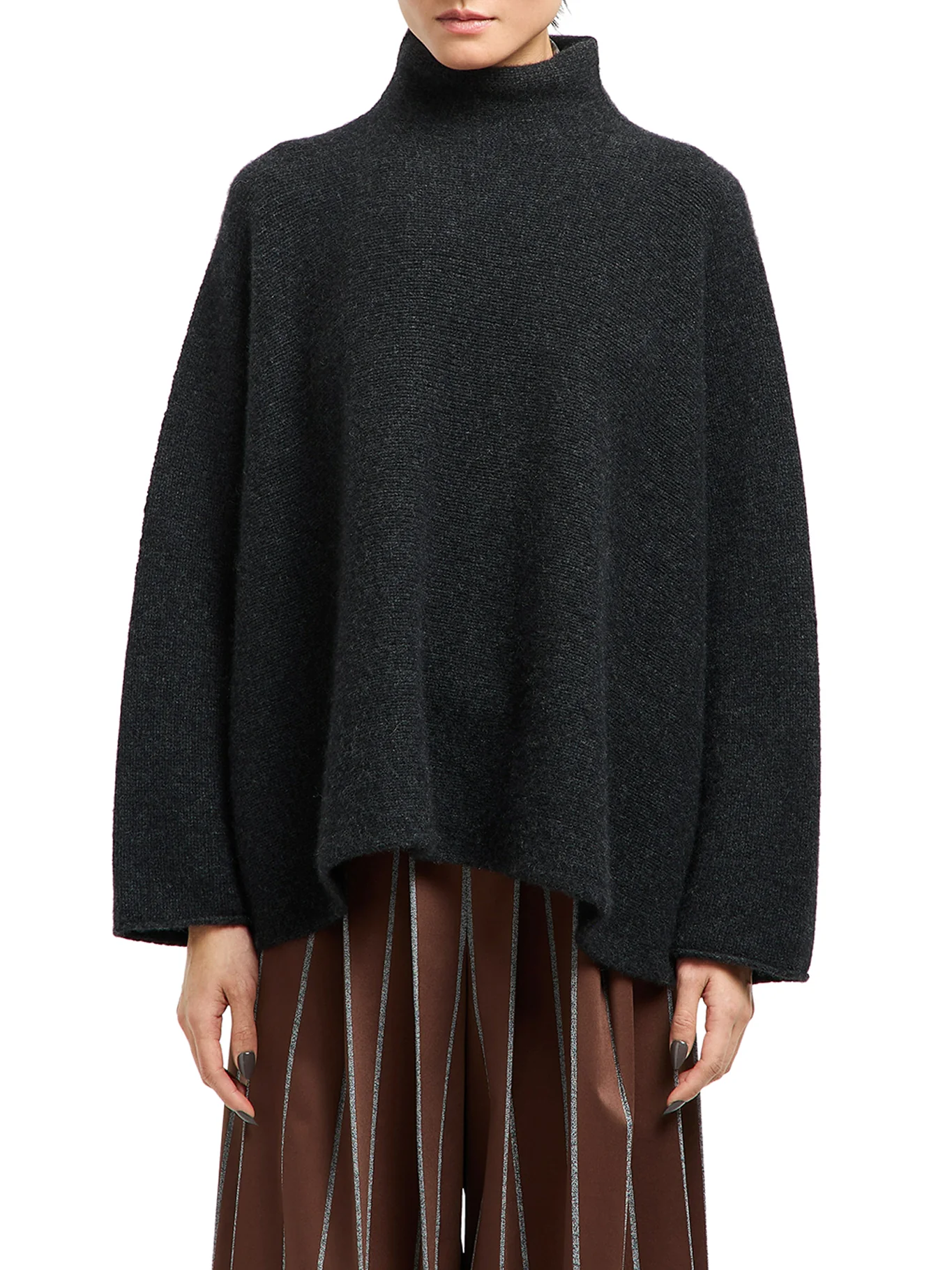 CASHMERE HIGH NECK SWEATER - Image 3