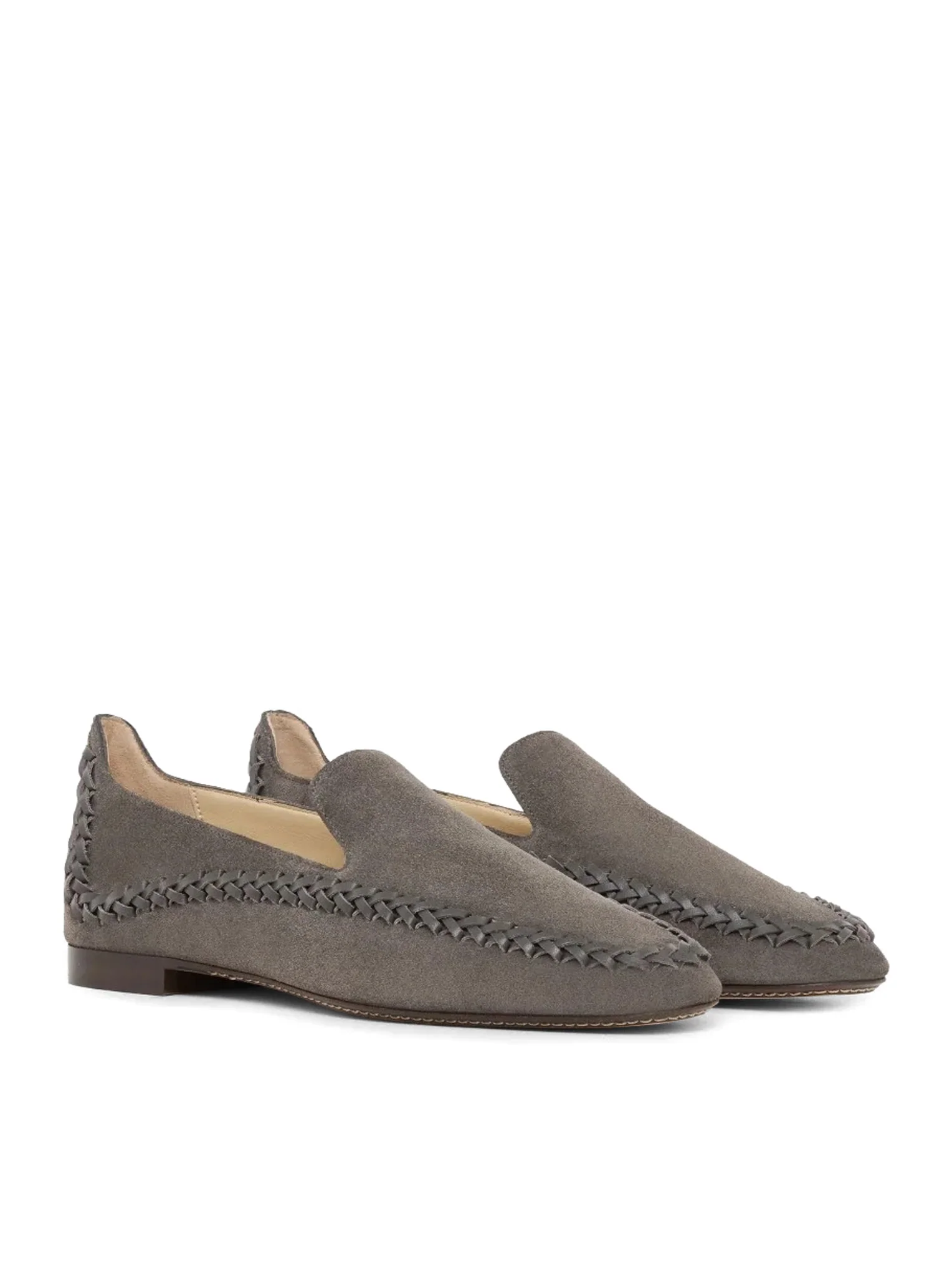 SLIP-ON SUEDE SNEAKERS WITH WOVEN EMBROIDERY - Image 2