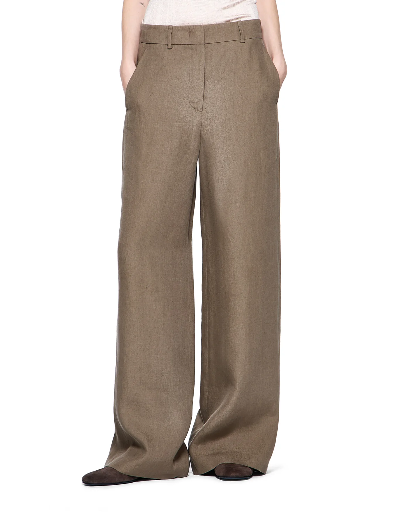 TAILORED LINEN TROUSERS - Image 3