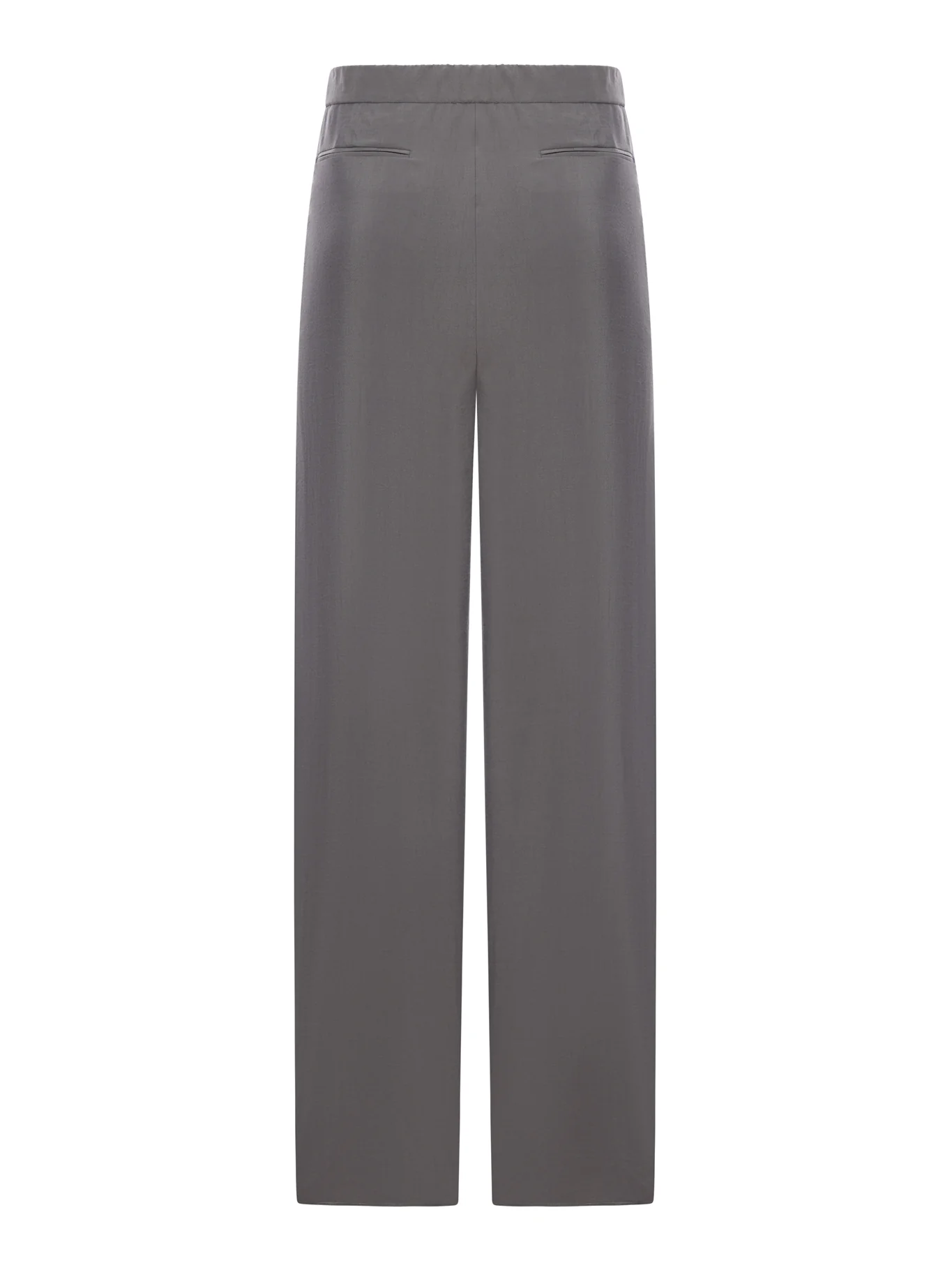 WIDE LEG SILK BLEND TROUSERS - Image 2