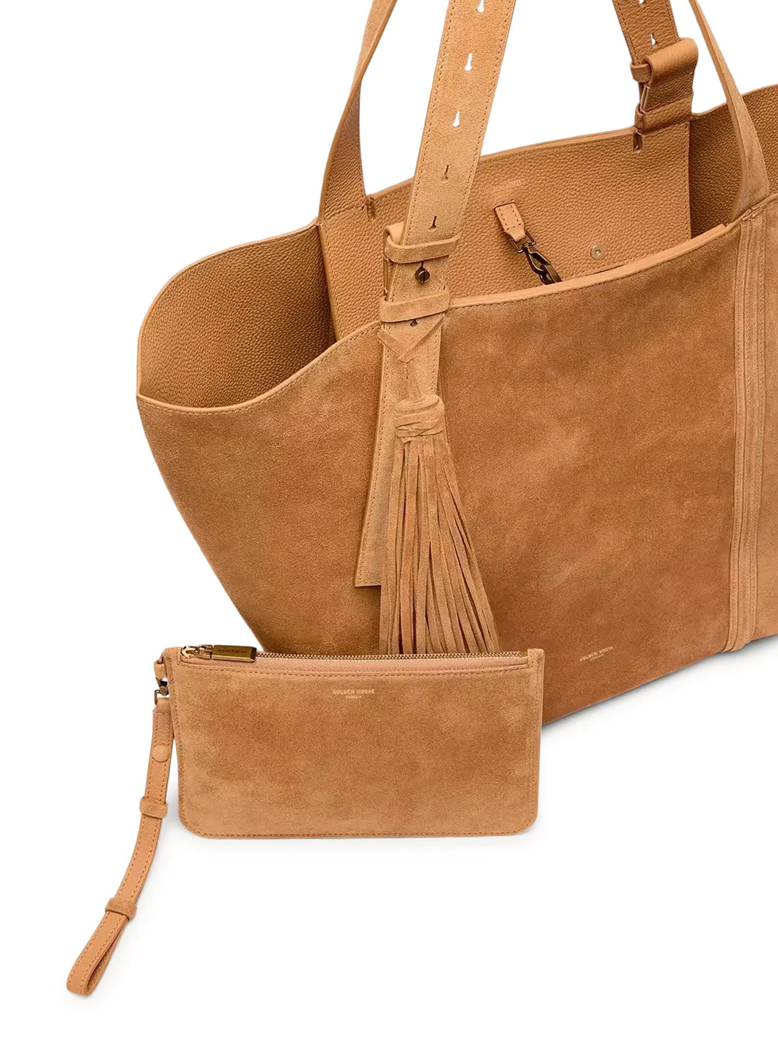 24/7 EAST WEST BAG IN SUEDE WITH FRINGES - Image 5